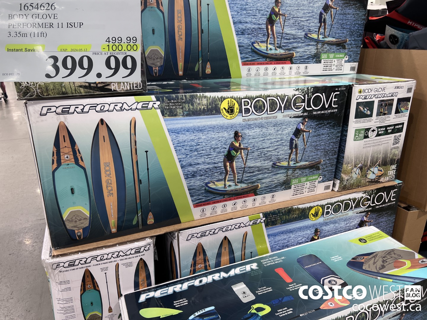 1654626 BODY GLOVE PERFORMER 11 ISUP 3.35M (11FT) ($100.00 INSTANT SAVINGS EXPIRES ON 2024-05-12) $399.99