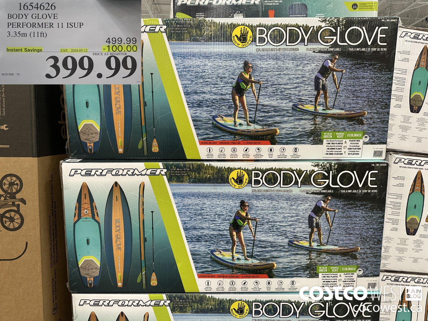 1654626 BODY GLOVE PERFORMER 11 ISUP 3.35M (11FT) ($100.00 INSTANT SAVINGS EXPIRES ON 2024-05-12) $399.99