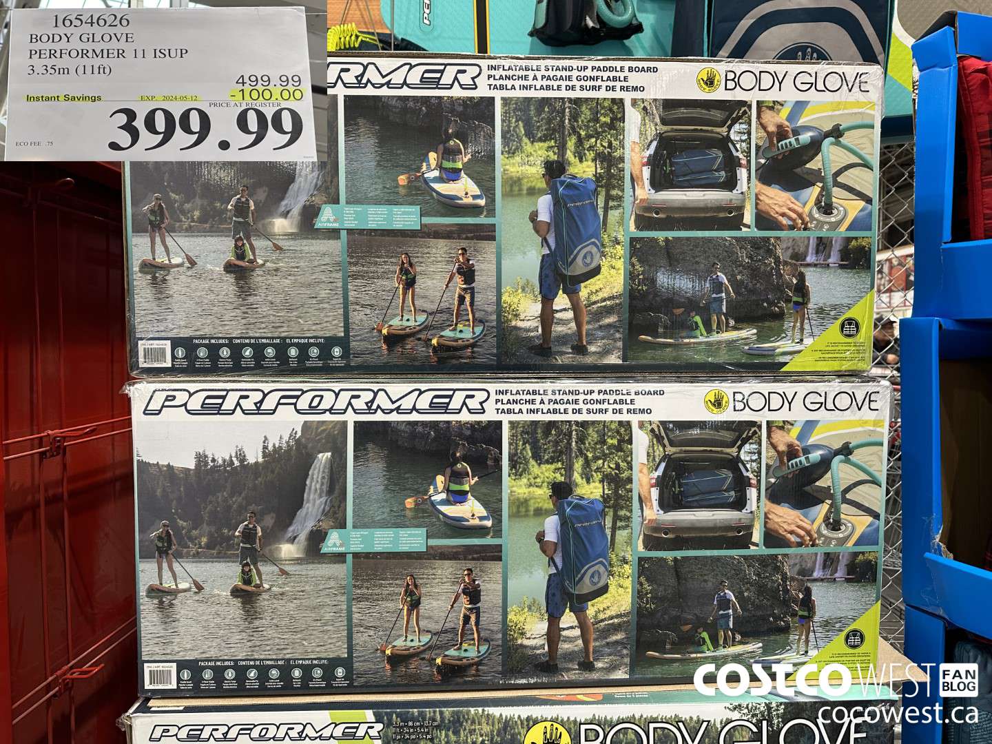 1654626 BODY GLOVE PERFORMER 11 ISUP 3.35M (11FT) ($100.00 INSTANT SAVINGS EXPIRES ON 2024-05-12) $399.99