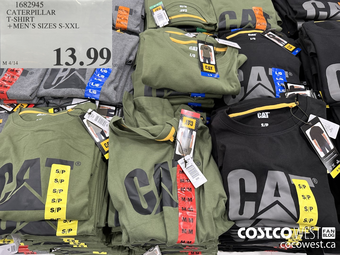 1682945 CATERPILLAR T-SHIRT MEN'S SIZES S-XXL $13.99