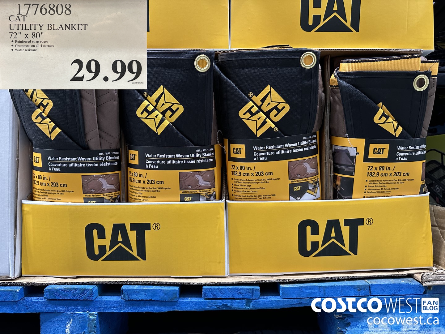 1776808 CAT UTILITY BLANKET 72