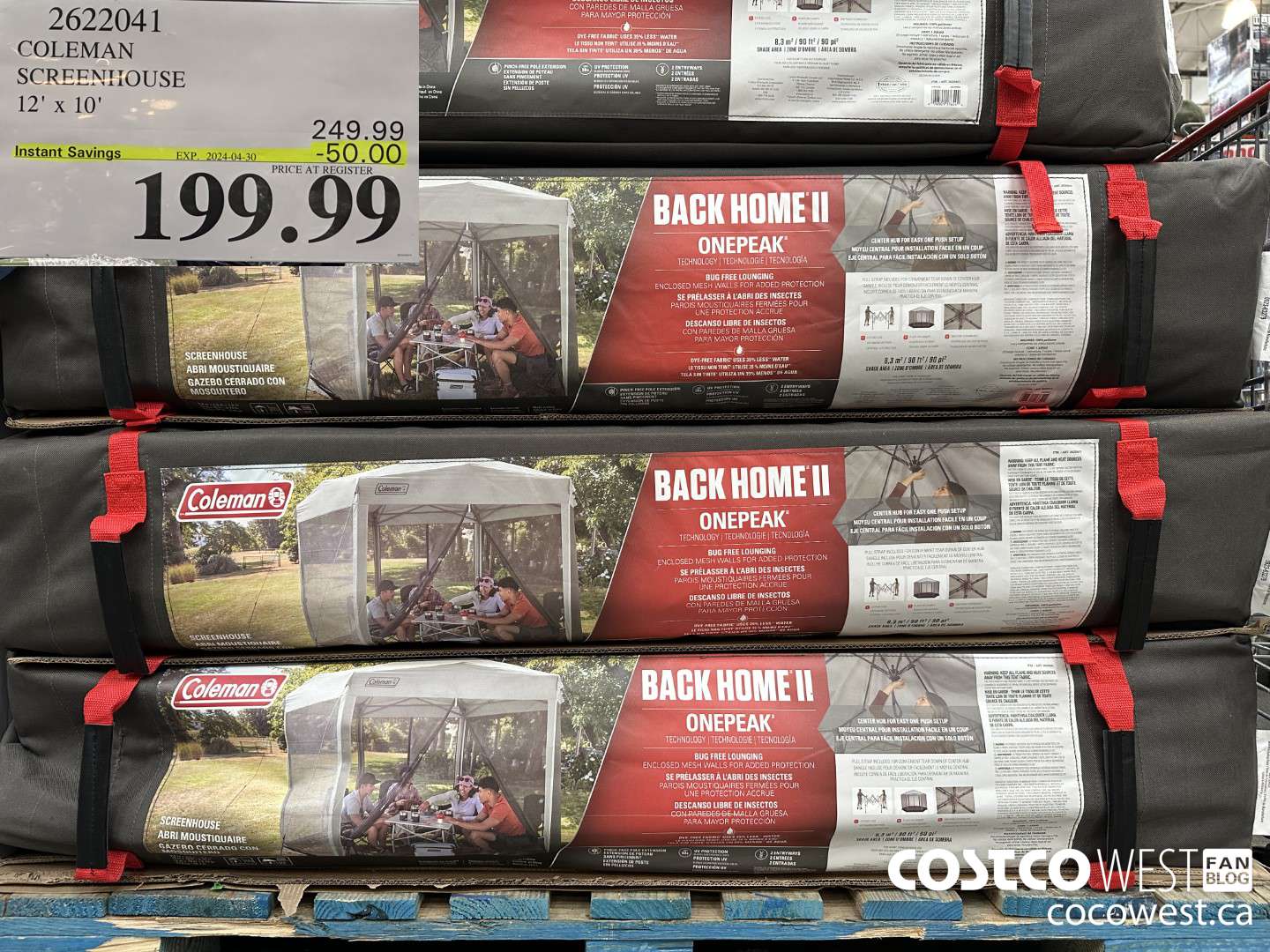 2622041 COLEMAN SCREENHOUSE 12' x 10' ($50.00 INSTANT SAVINGS EXPIRES ON 2024-04-30) $199.99