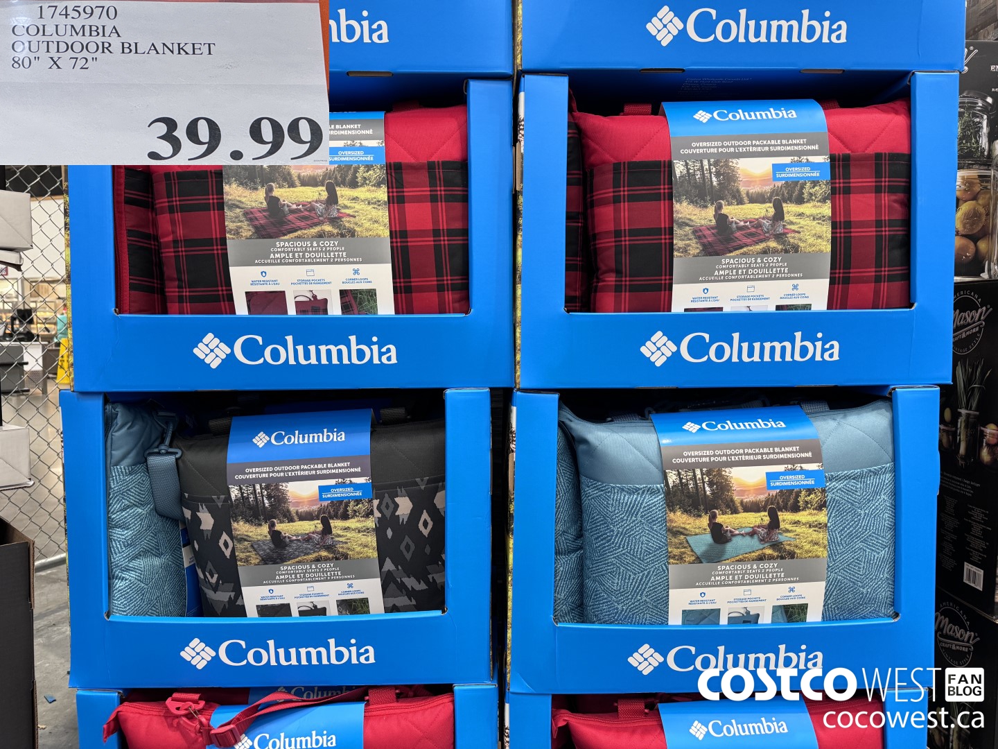 1745970 COLUMBIA CUTDOOR BLANKET 80