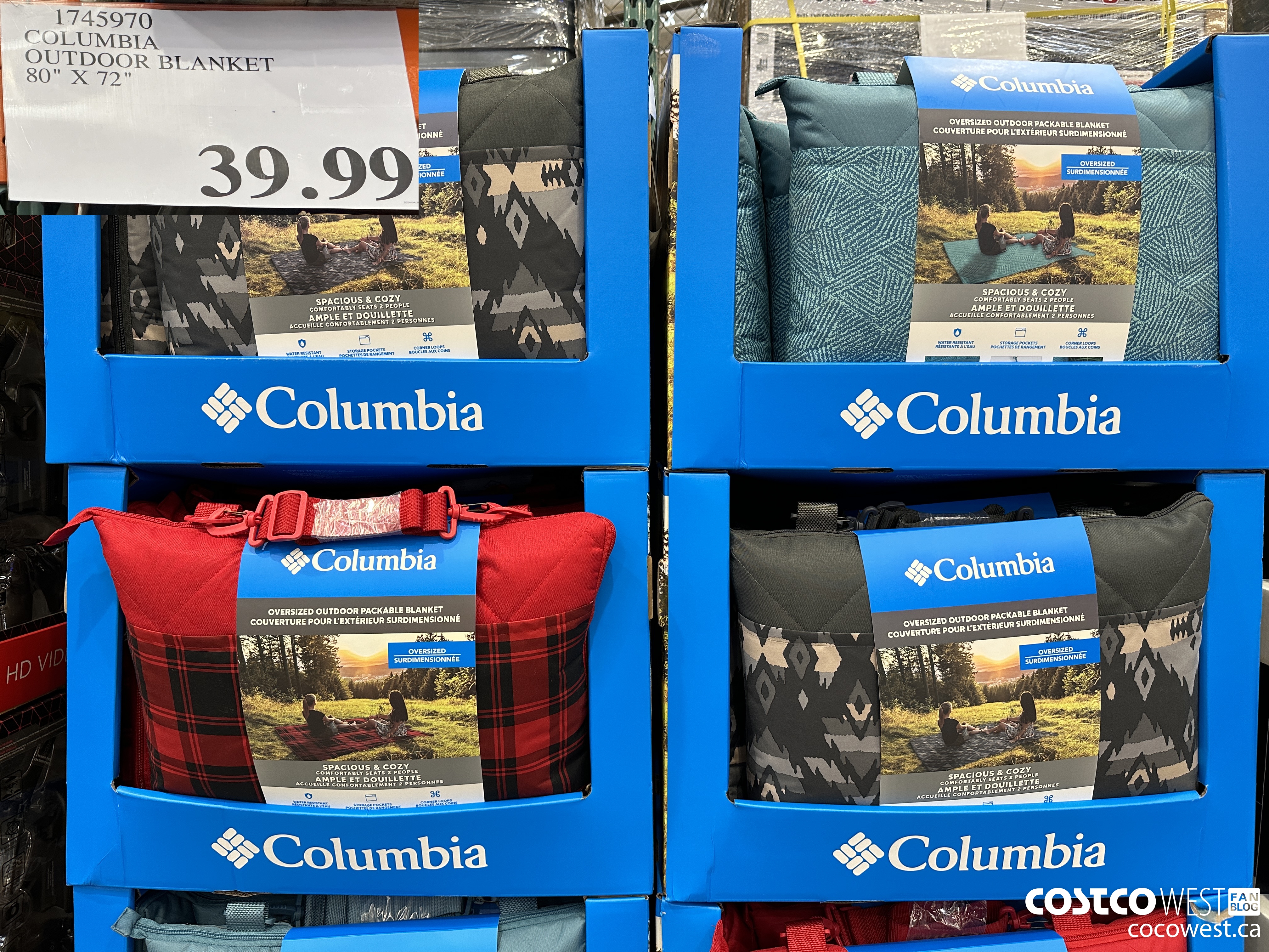 1745970 COLUMBIA OUTDOOR BLANKET 80