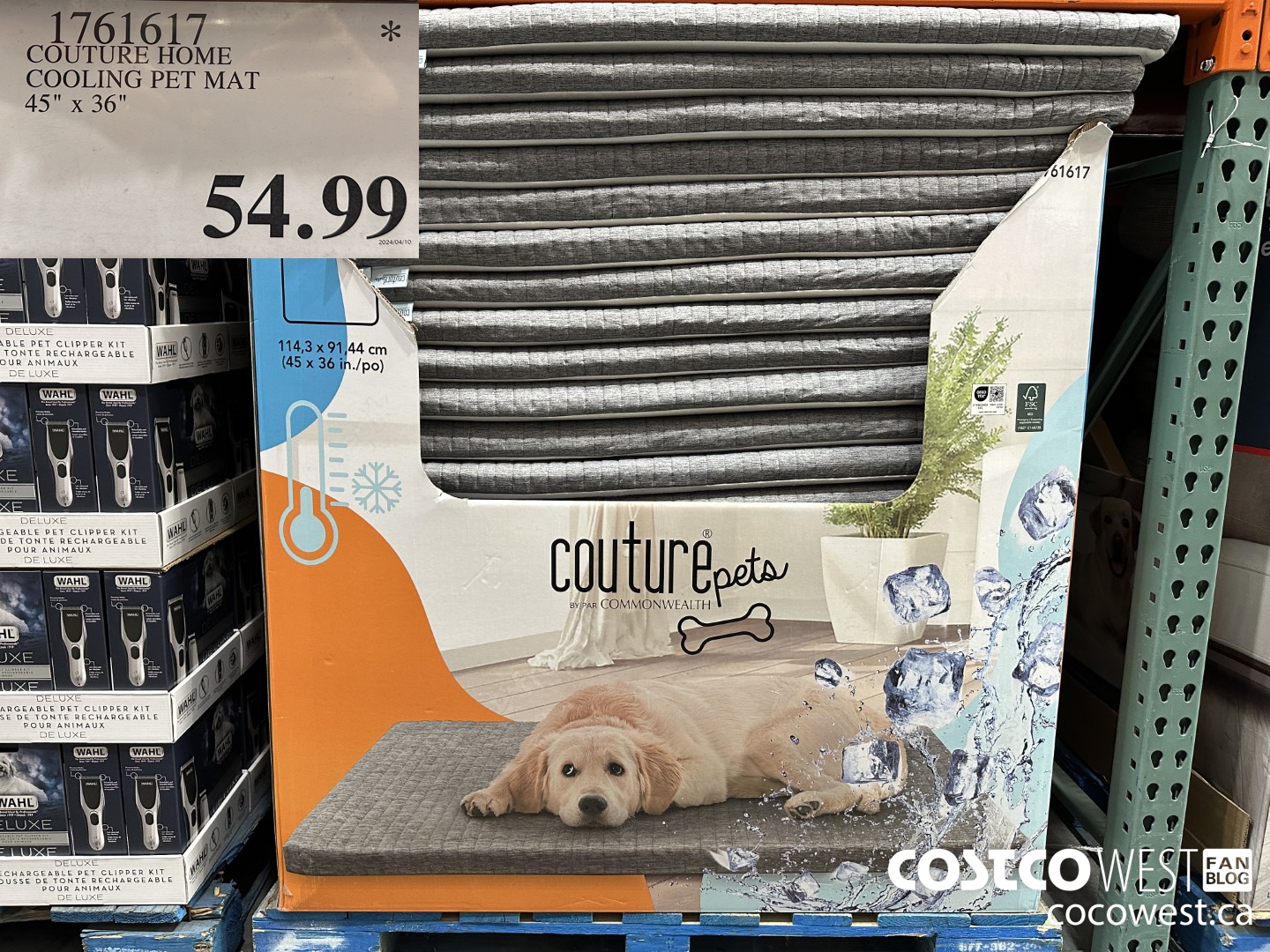 1761617 COUTURE HOME COOLING PET MAT 45
