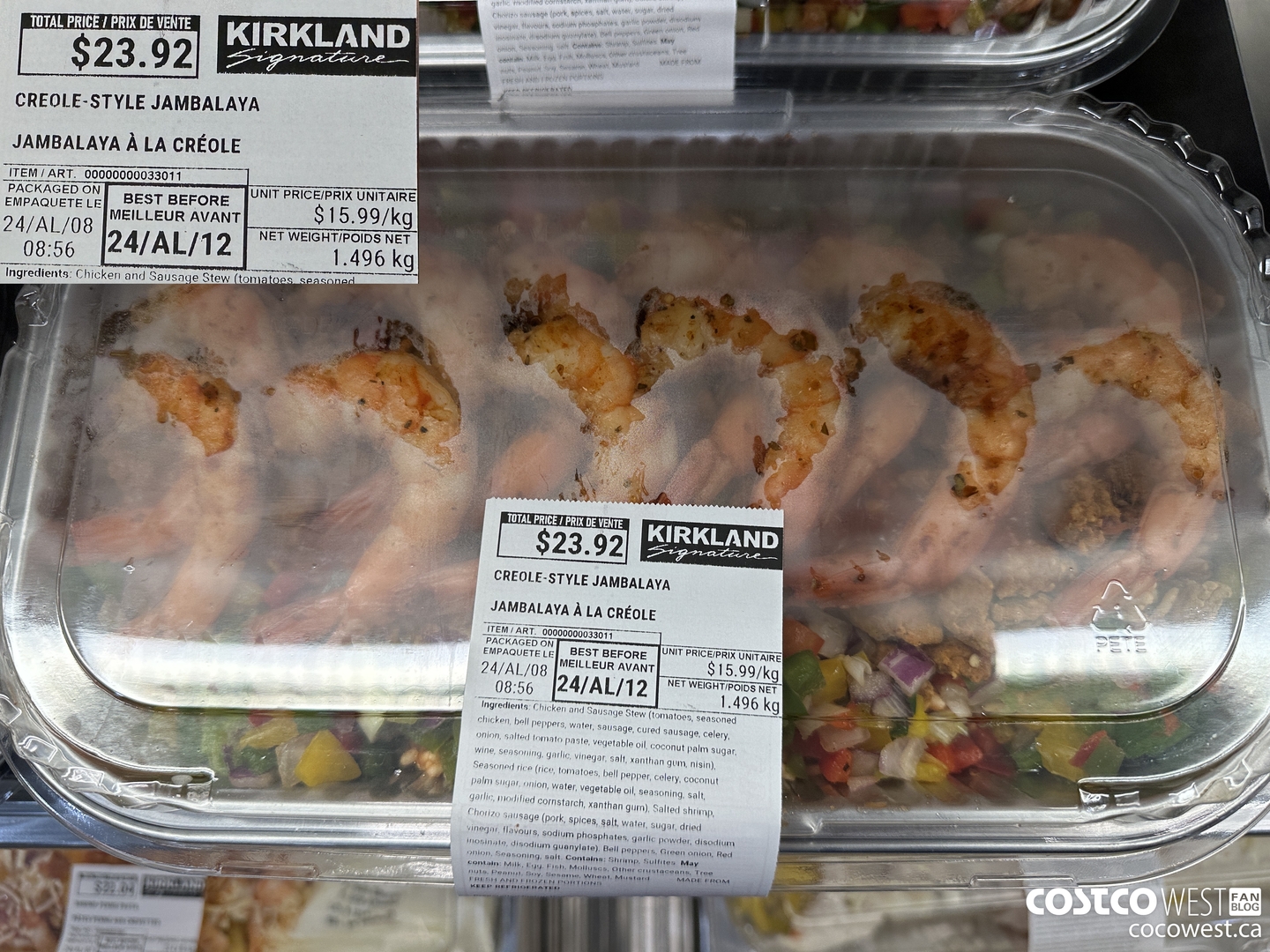 33011 CREOLE-STYLE JAMBALAYA JAMBALAYA A LA CREOLE  $15.99