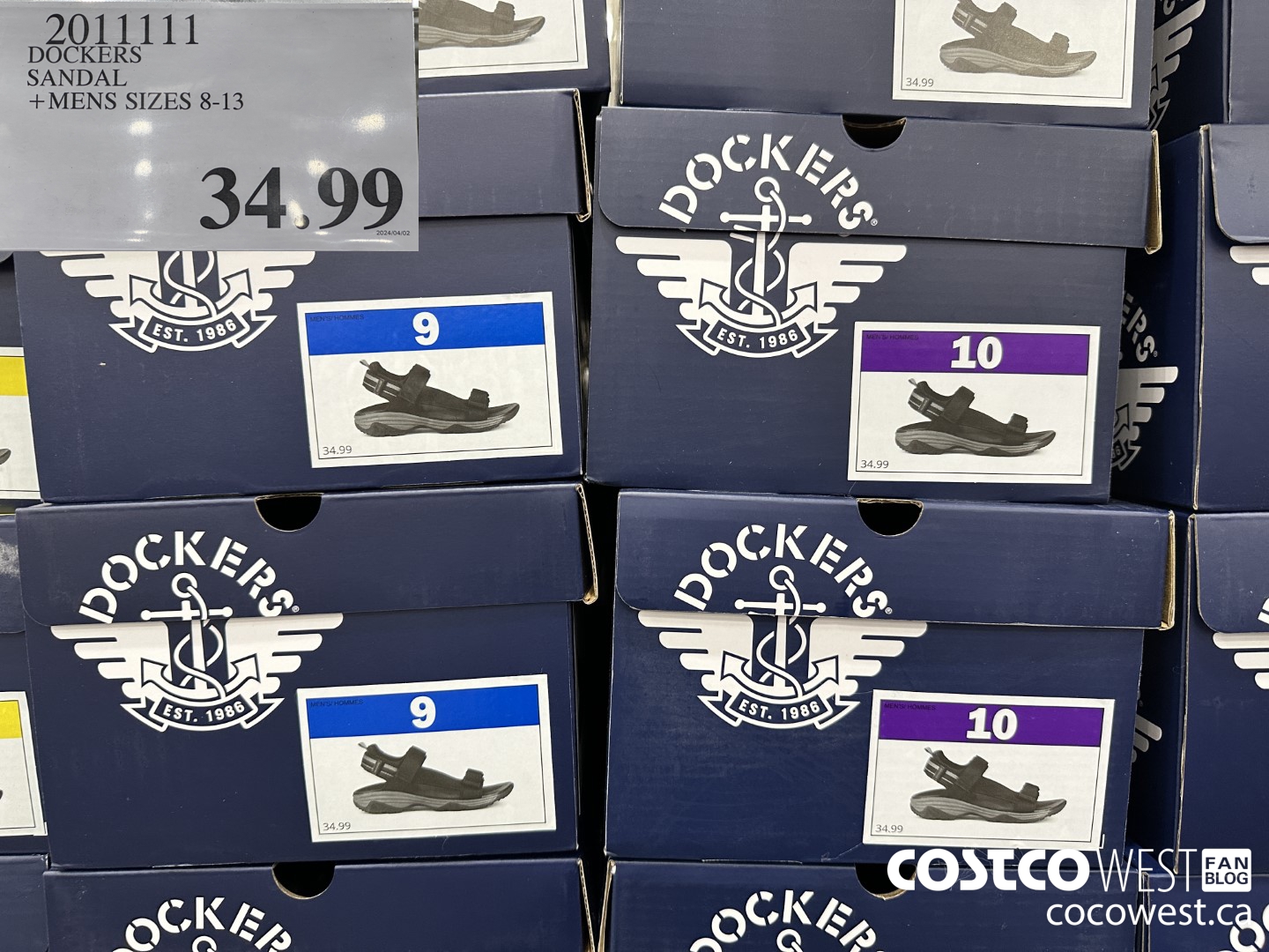 2011111 DOCKERS SANDAL MENS SIZES 8-13 $34.99