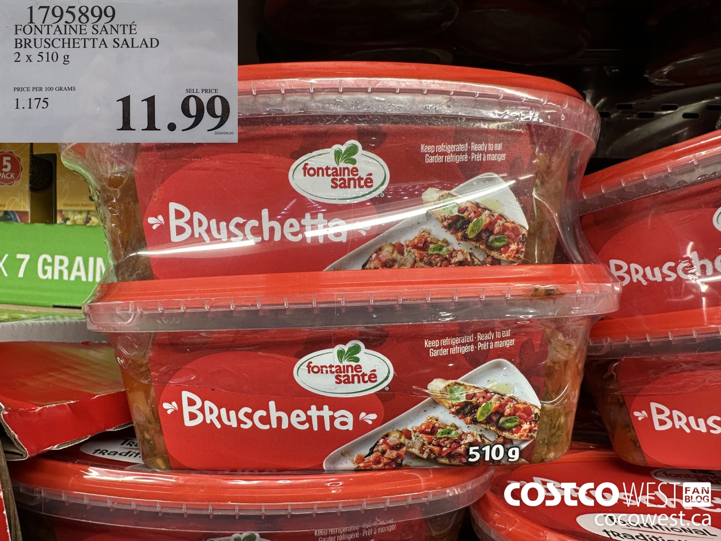 1795899 FONTAINE SANTE BRUSCHETTA SALAD 2 x 510 g $11.99