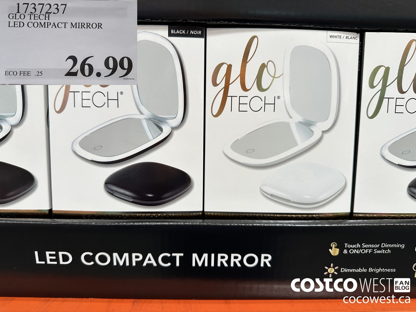 1737237 GLO TECH LED COMPACT MIRROR $26.99