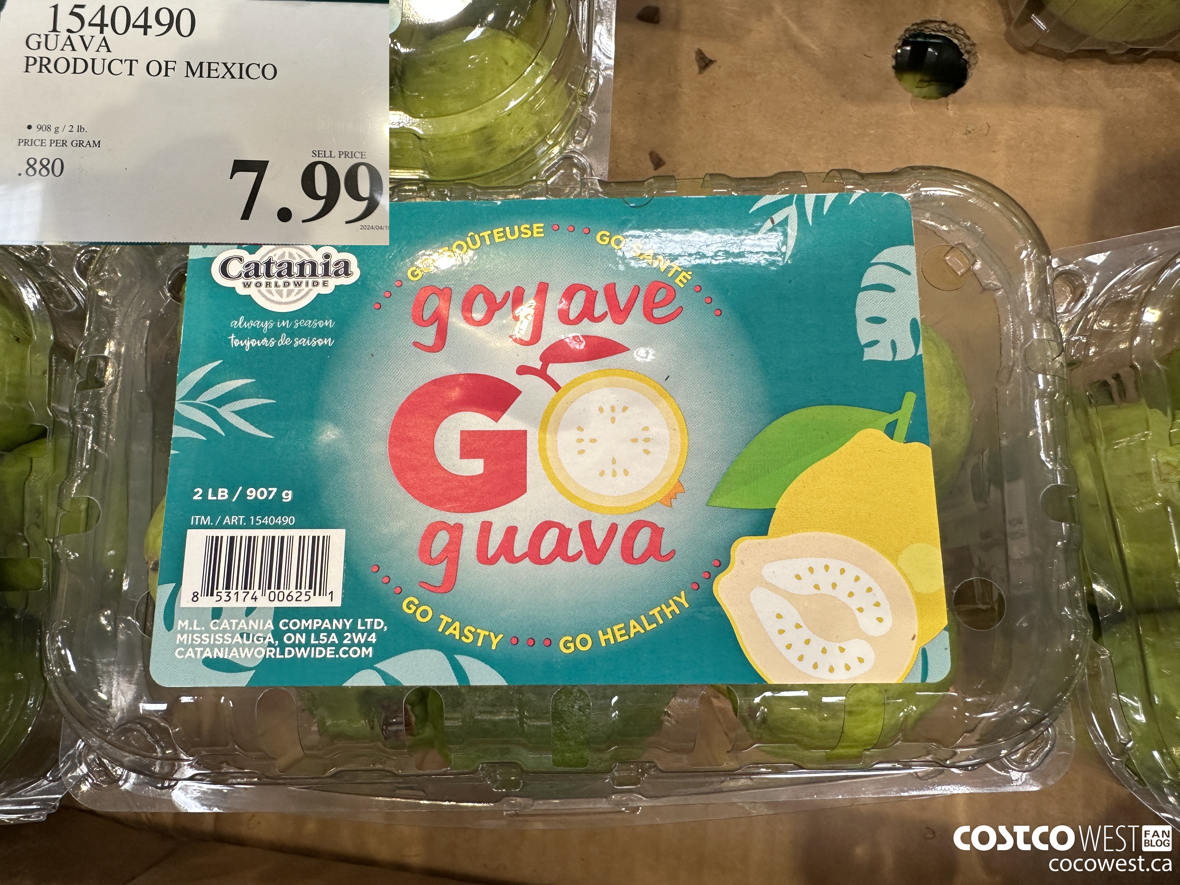 1540490 GUAVA PRODUCT OF MEXICO $7.99