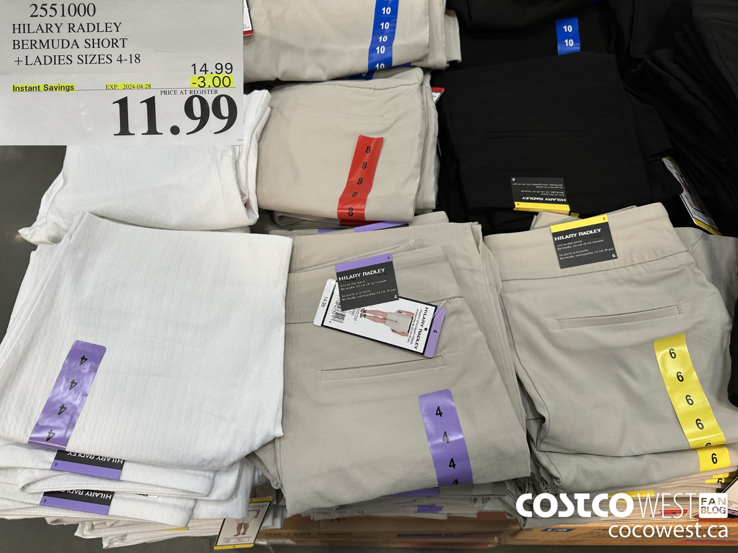 2551000 HILARY RADLEY BERUDA SHORT LADIES SIZES 6-16 ($3.00 INSTANT SAVINGS EXPIRES ON 2024-04-28) $11.99