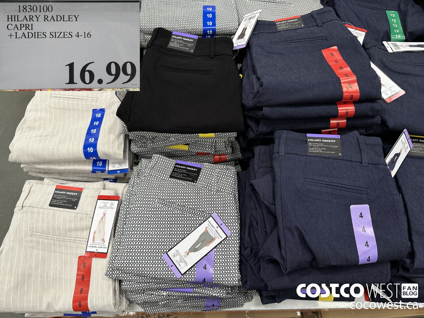 1830100 HILARY RADLEY CAPRI LADIES ONLY 14/16 $16.99