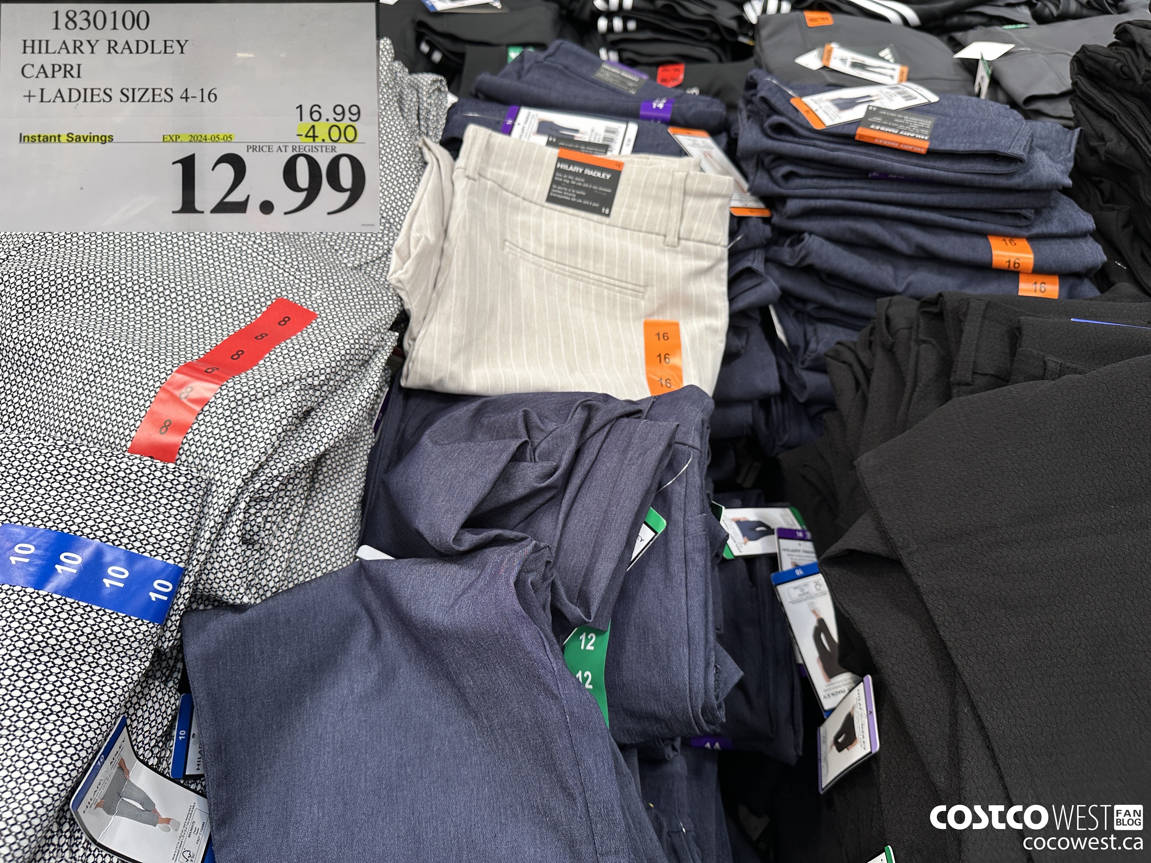 1830100 HILARY RADLEY CAPRI LADIES SIZES 4-16 ($4.00 INSTANT SAVINGS EXPIRES ON 2024-05-05) $12.99