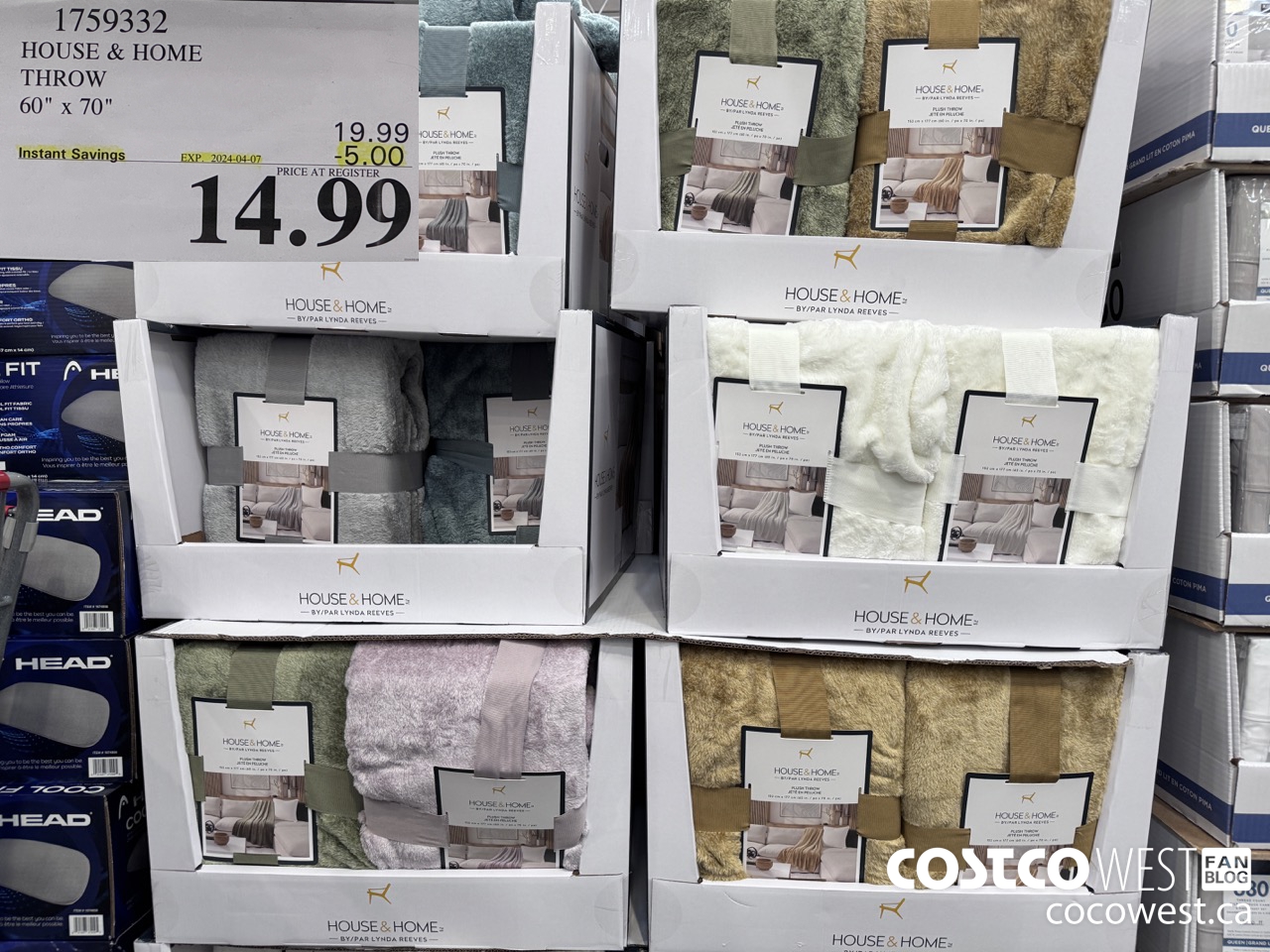 1759332 HOUSE AND HOME THROW 60