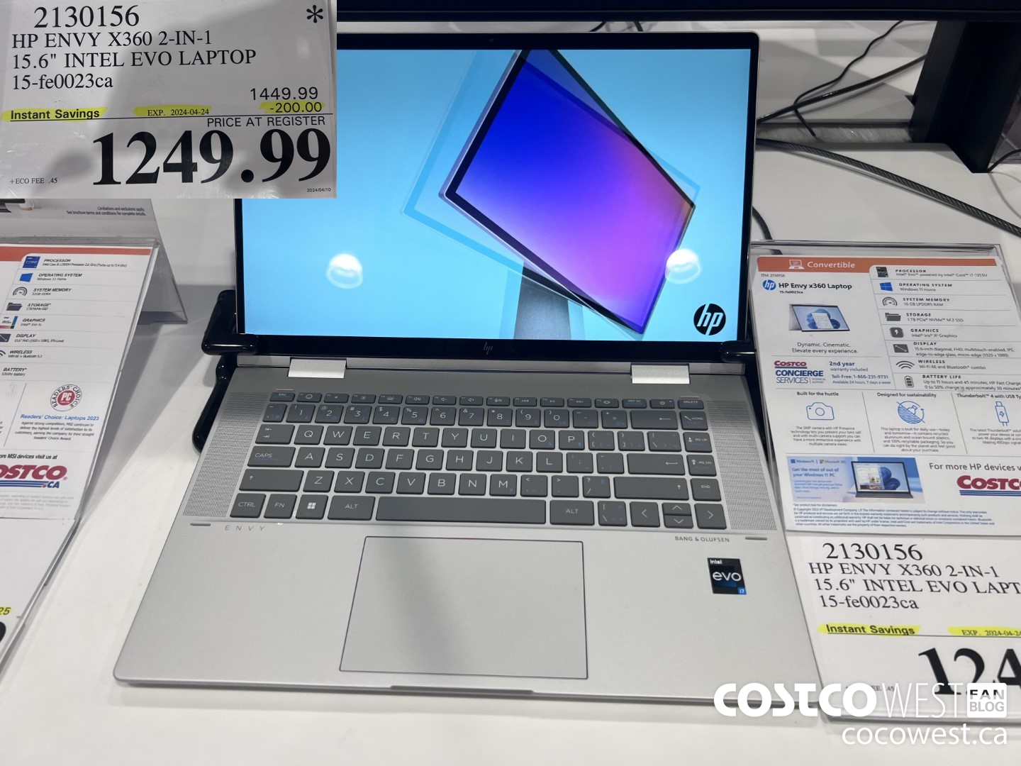 2130156 HP ENVY X360 2-IN-1 15.6