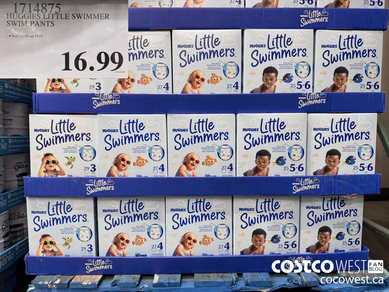 1714875 HUGGIES LITTLE SWIMMER SWIM PANTS $16.99