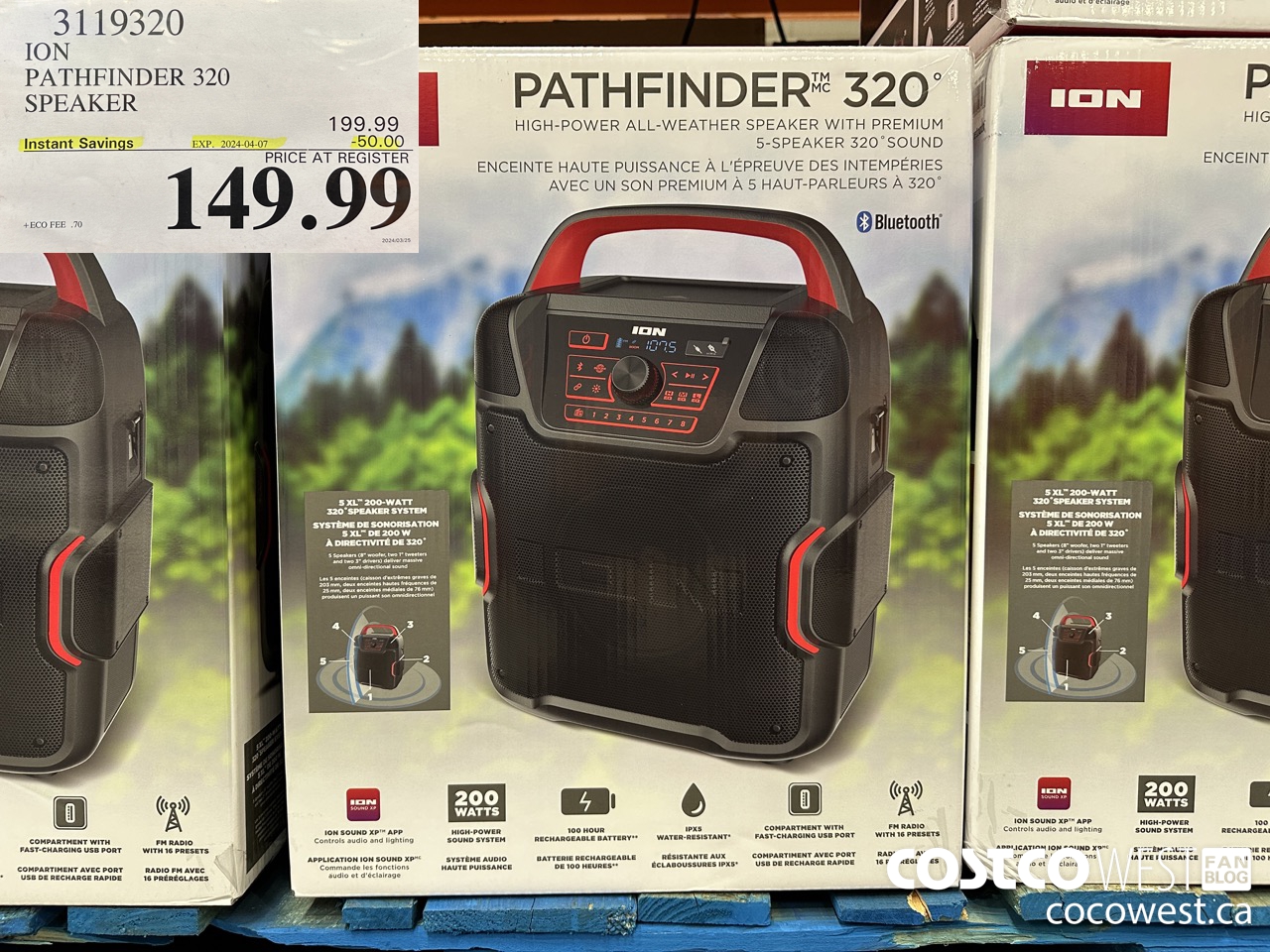 3119320 ION PATHFINDER 320 SPEAKER ($50.00 INSTANT SAVINGS EXPIRES ON 2024-04-07) $149.99