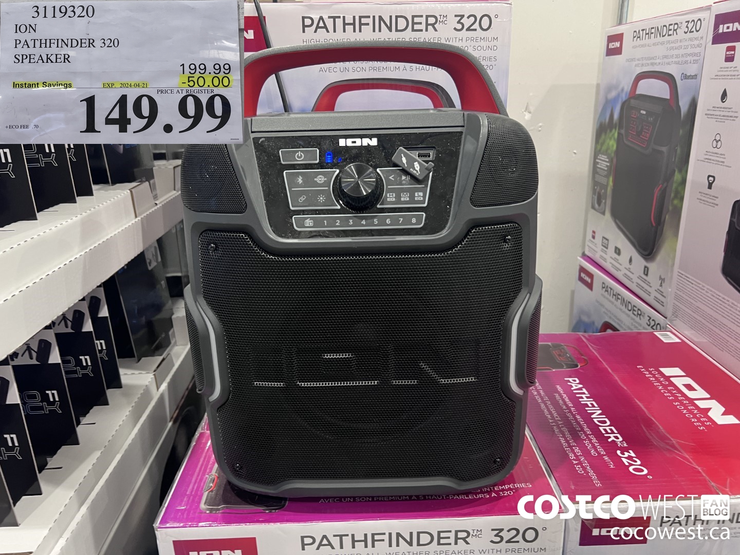 3119320 ION PATHFINDER 320 SPEAKER ($50.00 INSTANT SAVINGS EXPIRES ON 2024-04-21) $149.99