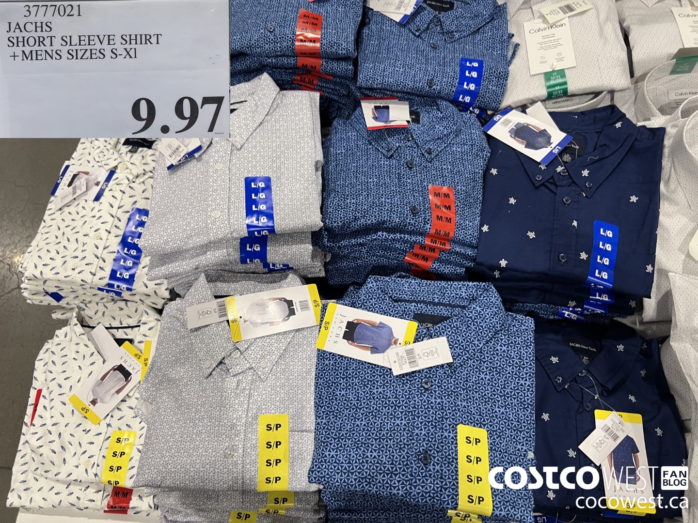 3777021 JACHS SHORT SLEEVE SHIRT MENS SIZES S-XL $9.97