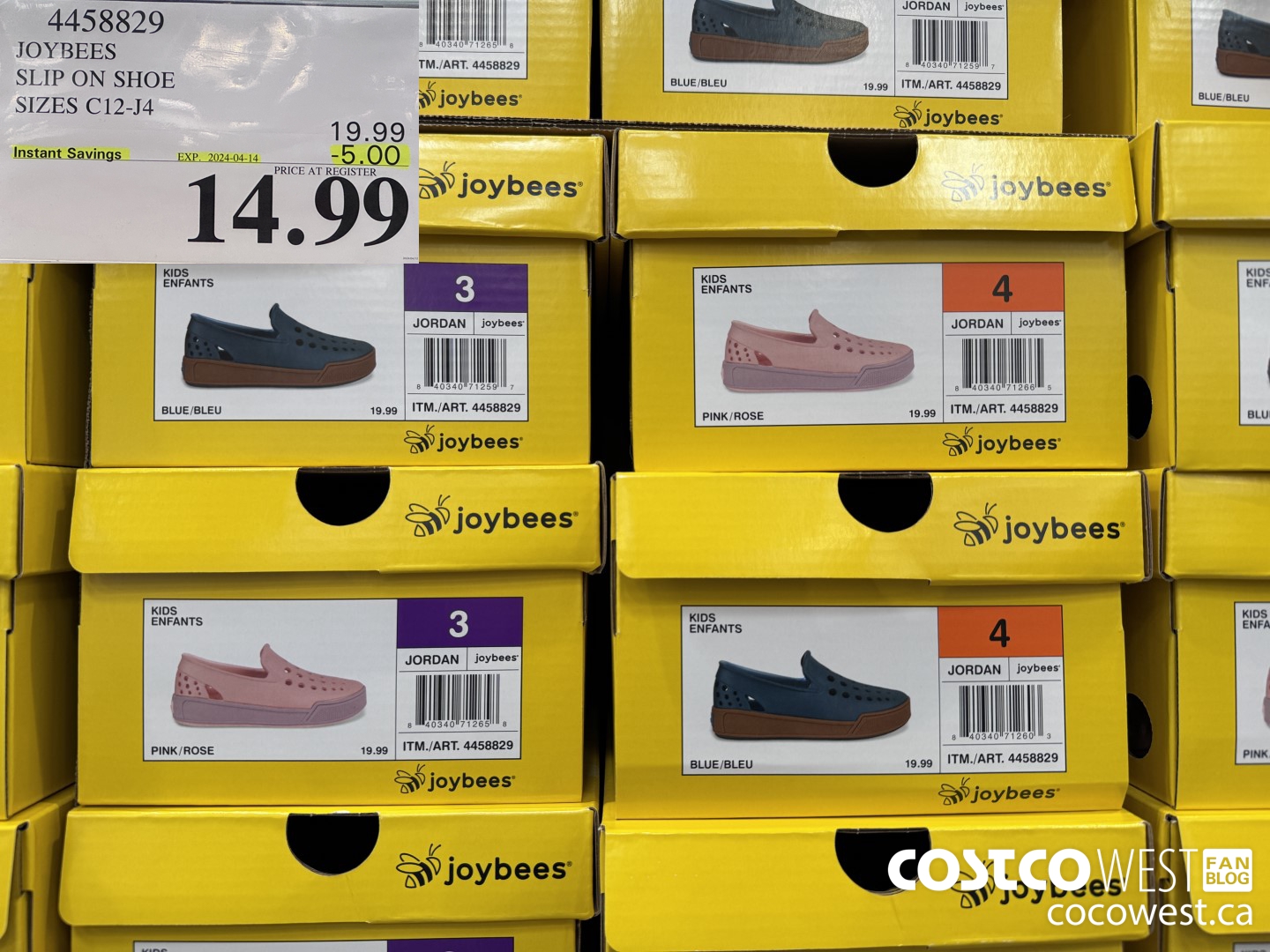 4458829 JOYBEES SKIP ON SHOE SIZES C12-J4  ($5.00 INSTANT SAVINGS EXPIRES ON 2024-04-14) $14.99