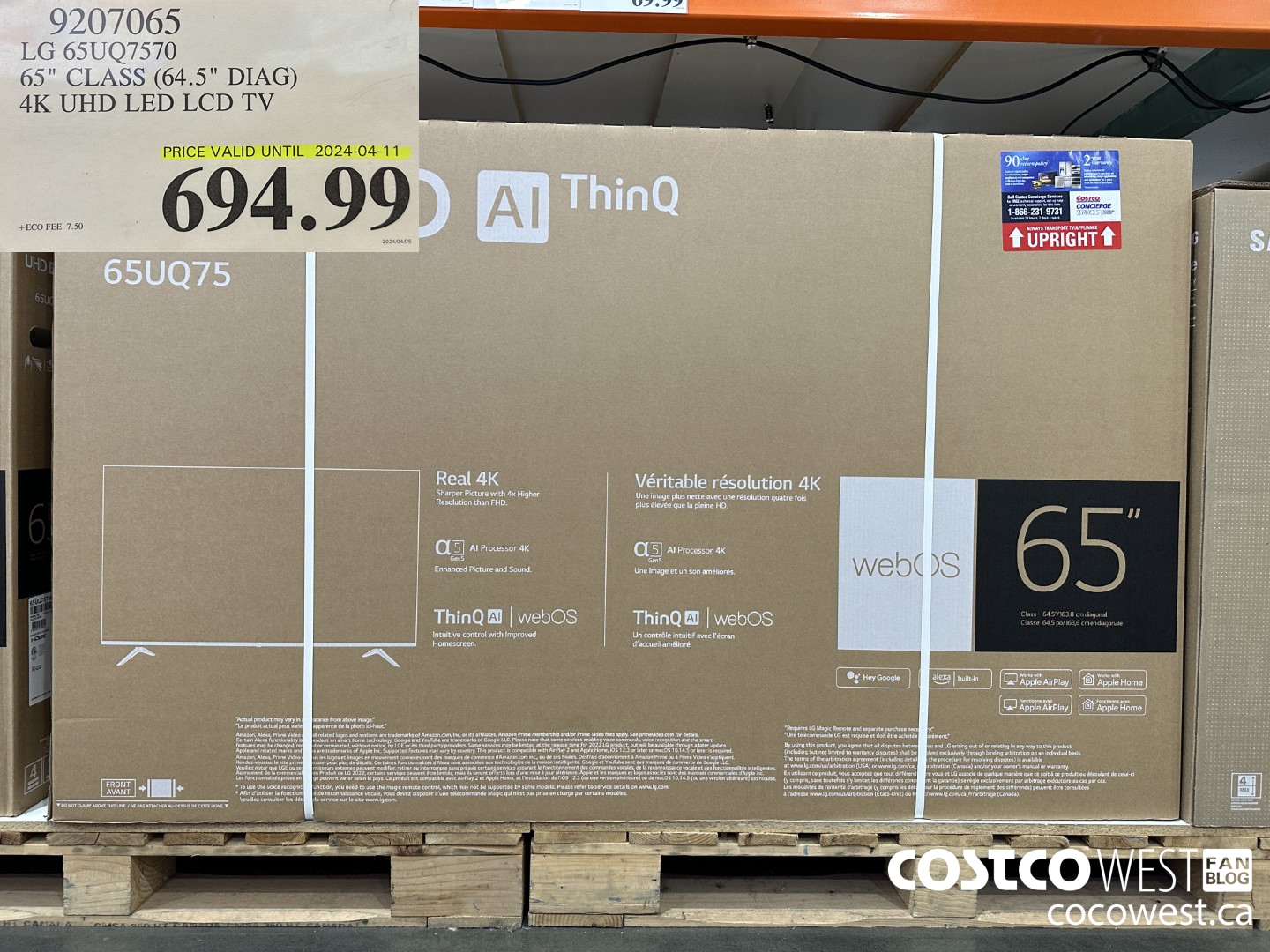 9207065 LG 65UQ7570 65