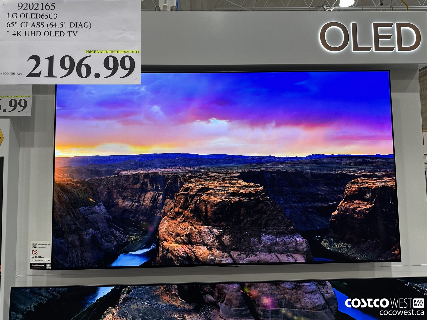 9202165 LG OLED65C3 65