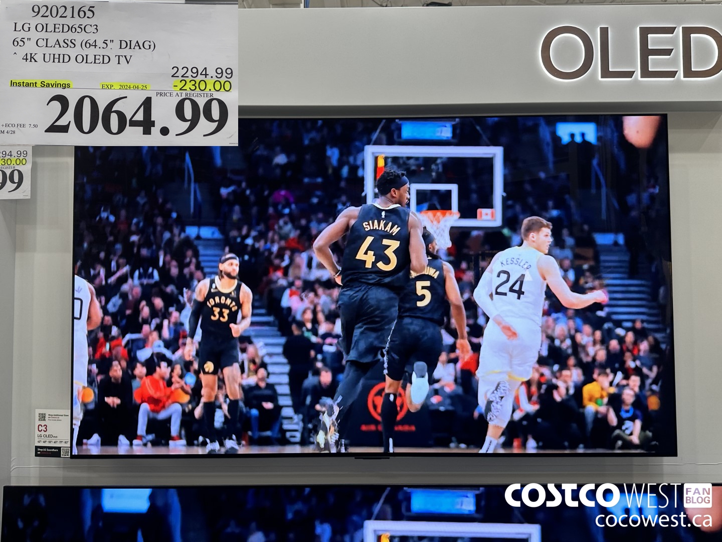 9202165 LG OLED65C3 65