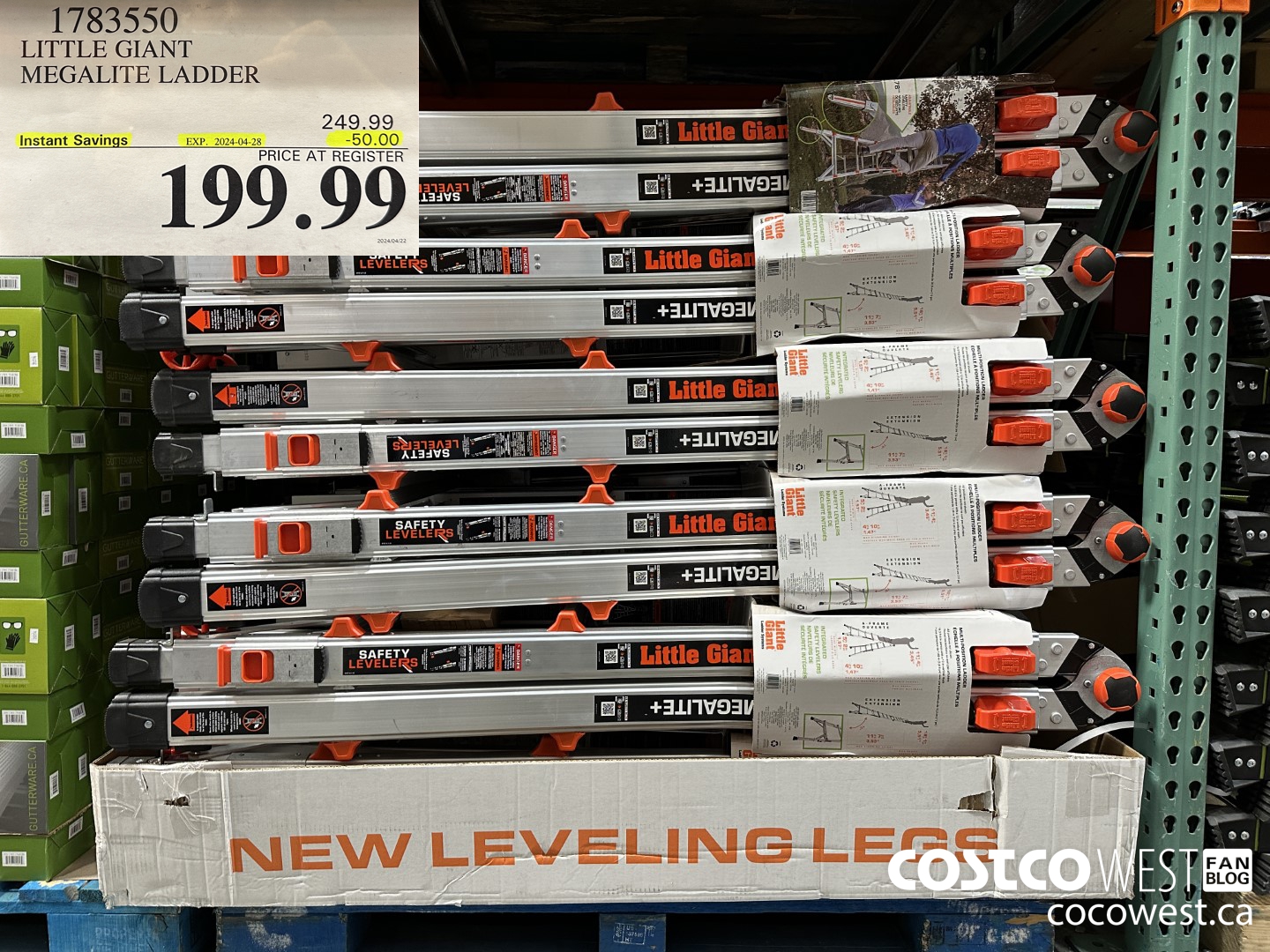 1783550 LITTLE GIANT MEGALITE LADDER ($50.00 INSTANT SAVINGS EXPIRES ON 2024-04-28) $199.99