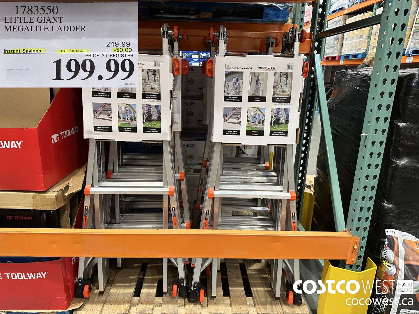 1783550 LITTLE GIANT MEGALITE LADDER ($50.00 INSTANT SAVINGS EXPIRES ON 2024-04-28) $199.99