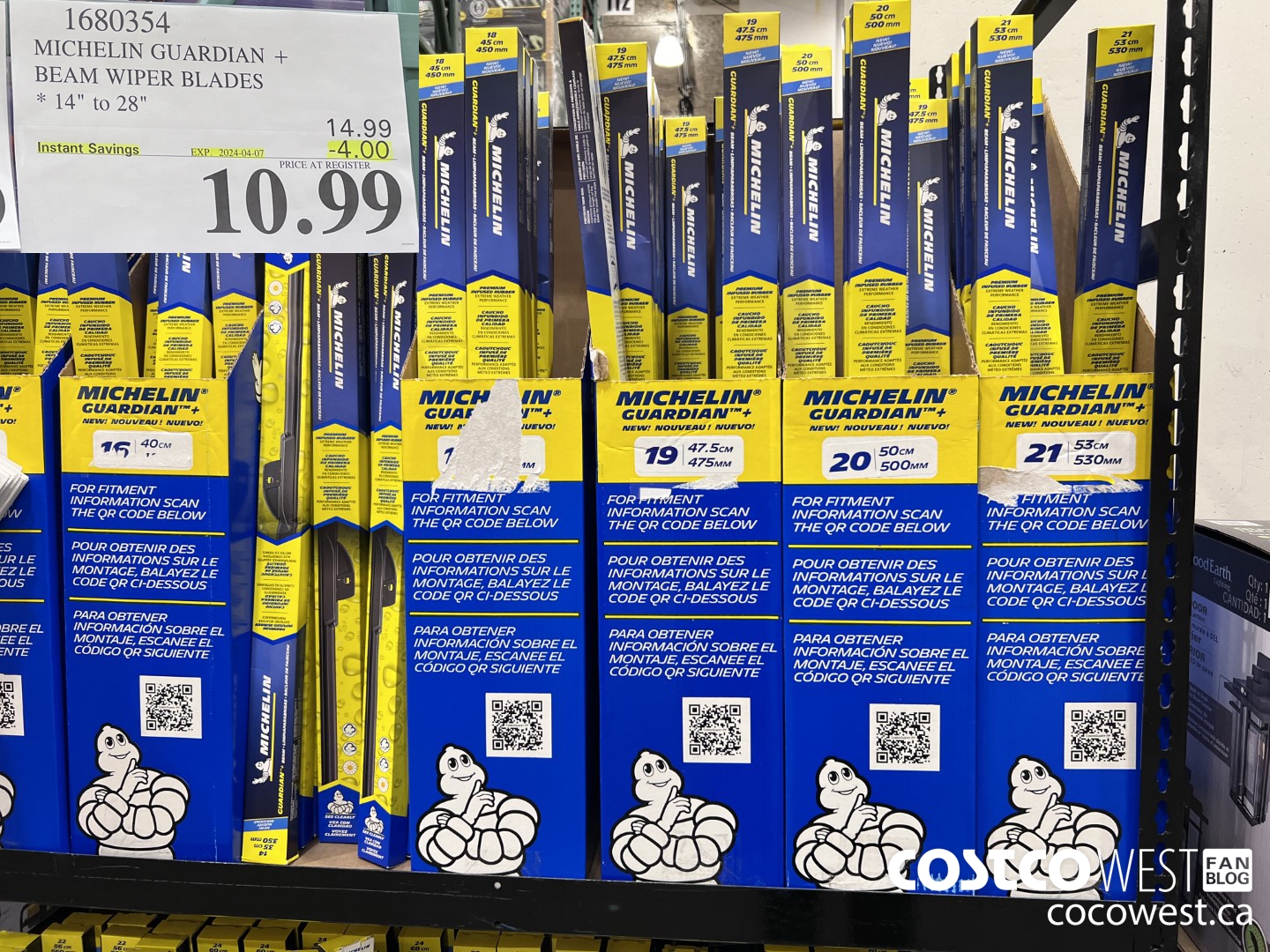 1680354 MICHELIN GUARDIAN + BEAM WIPER BLADES 14