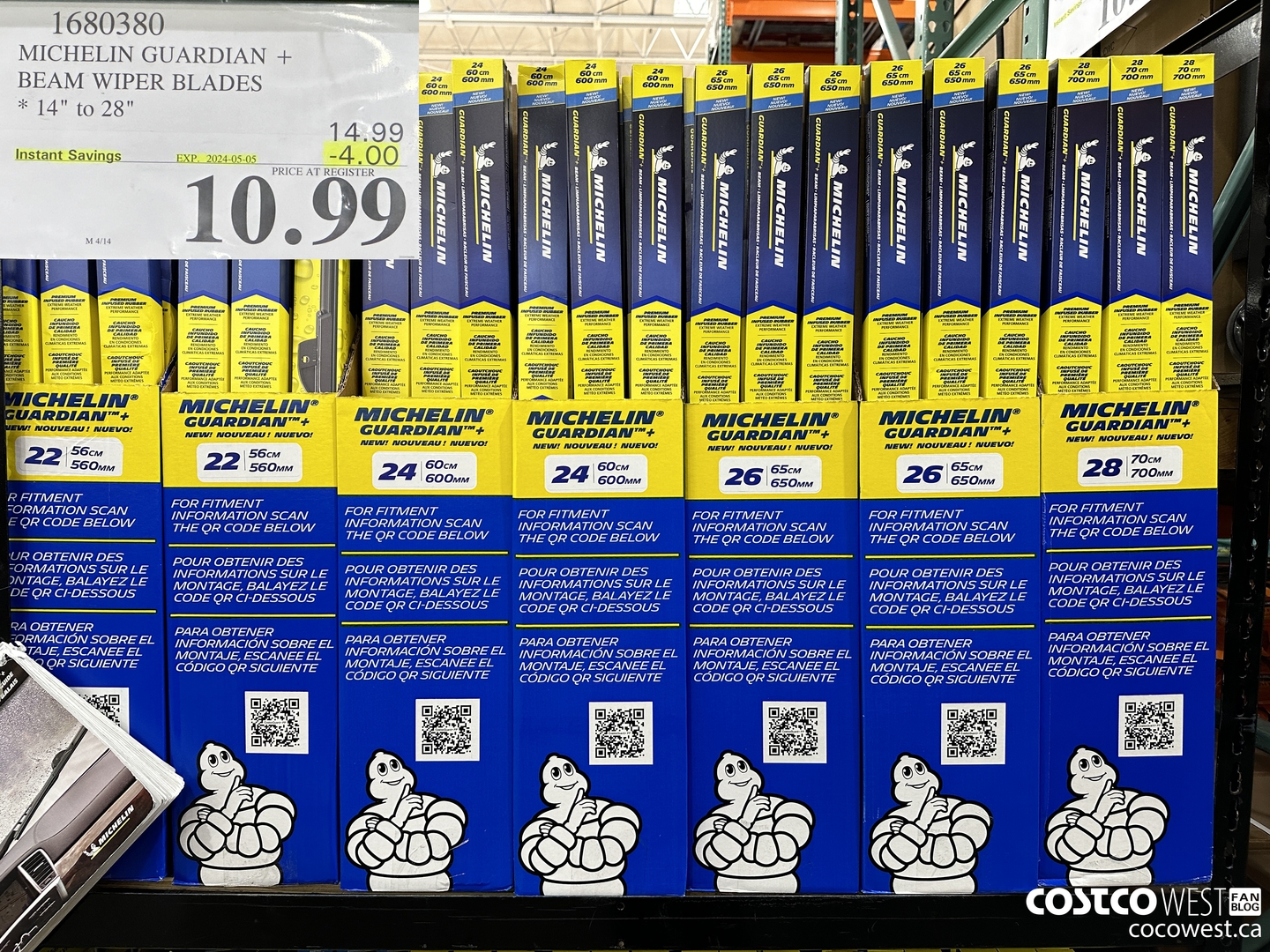 1680380 MICHELIN GUARDIAN + WIPER BEAM WIPER BLADES 14