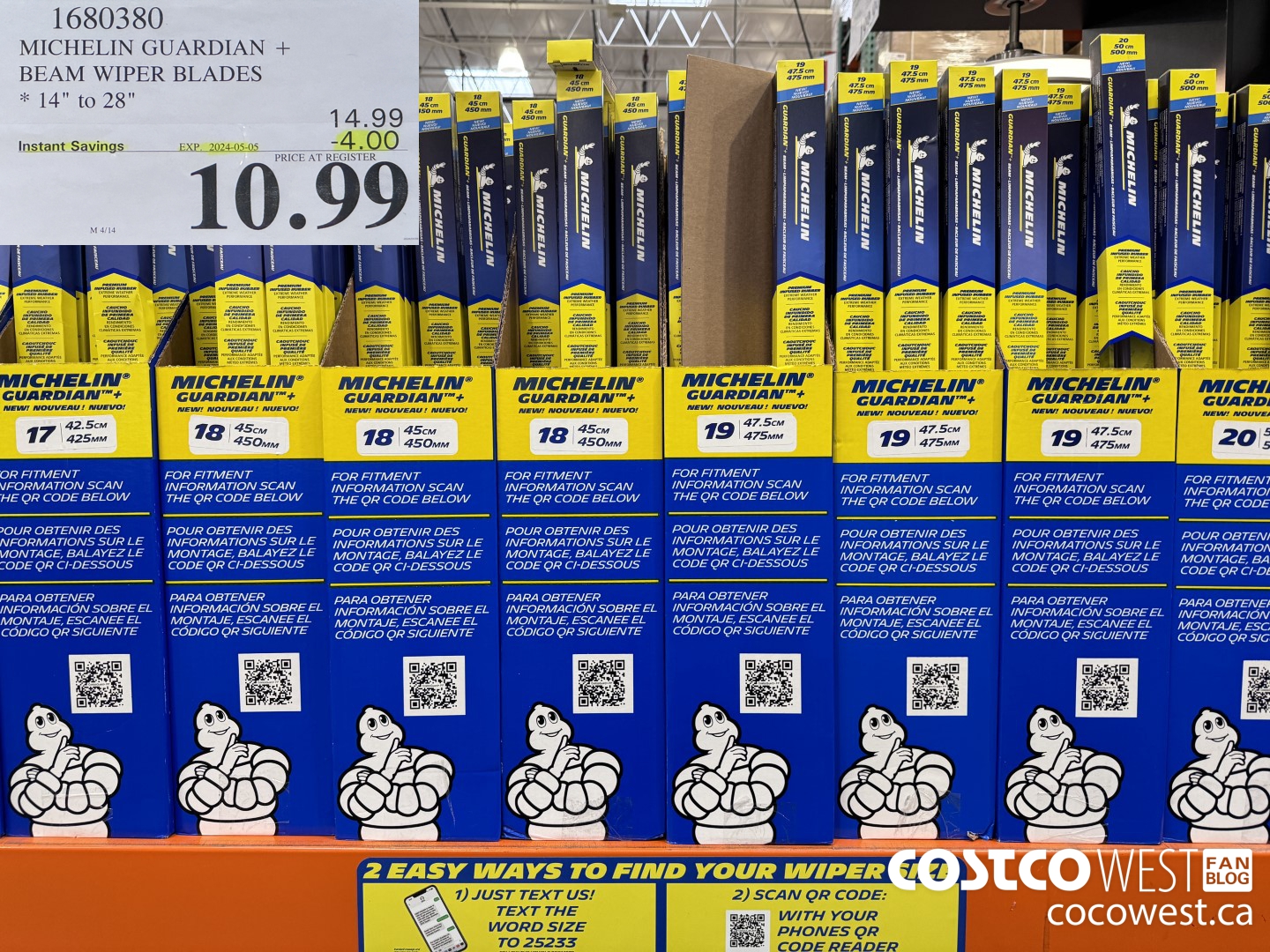 1680380 MICHELIN GUARDIAN + WIPER BEAM WIPER BLADES 14