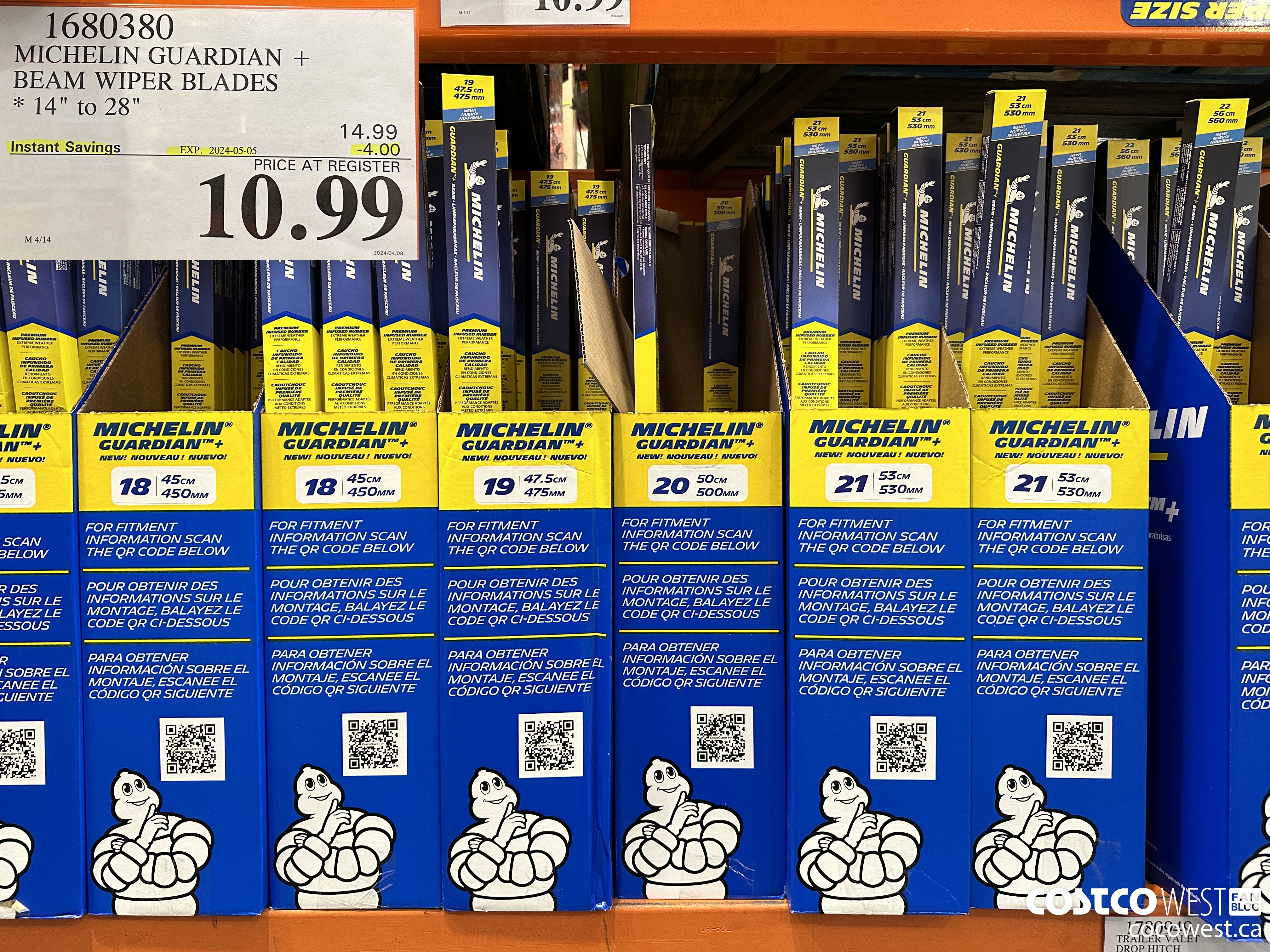 1680380 MICHELIN GUARDIAN + WIPER BEAM WIPER BLADES 14