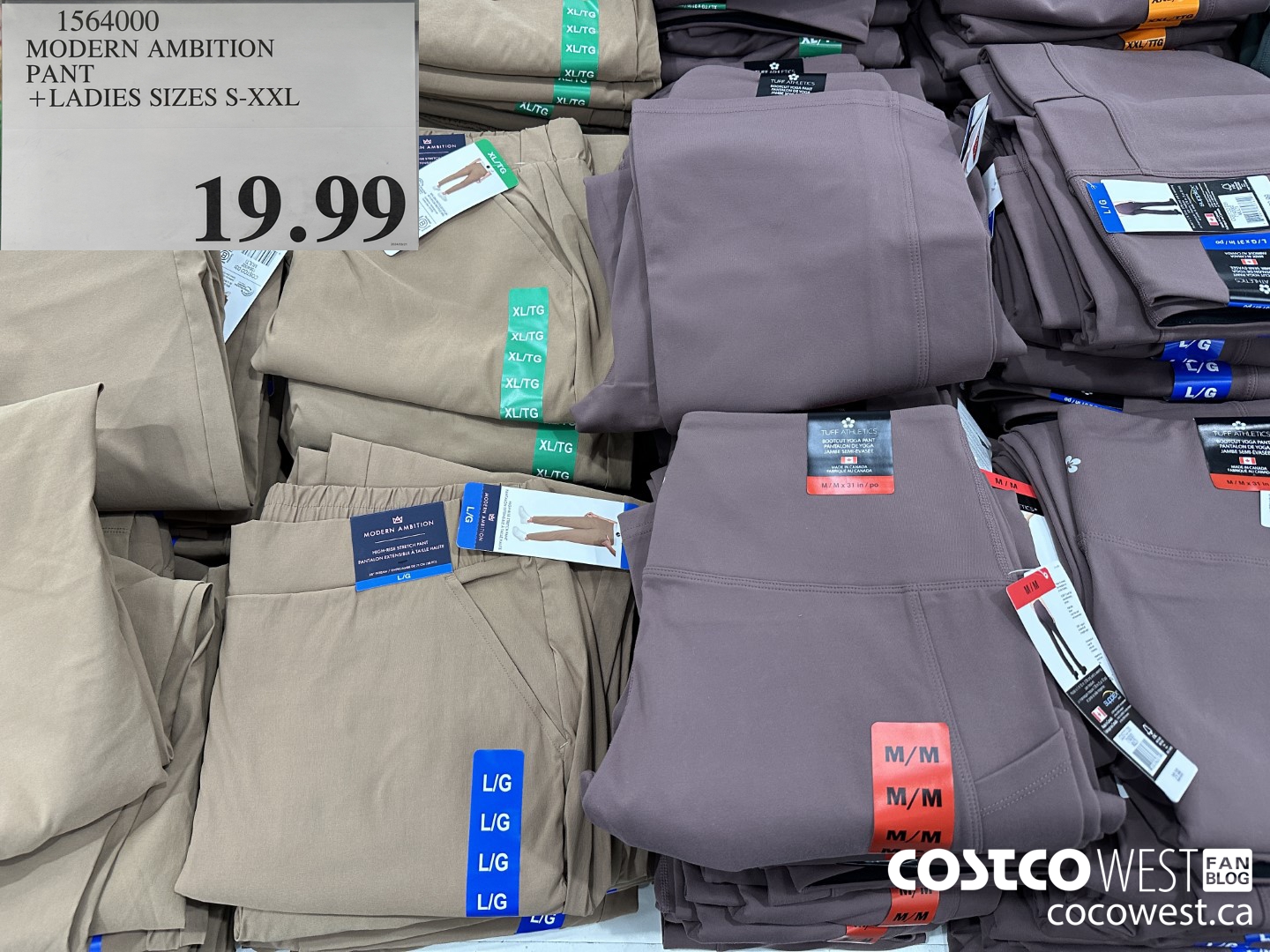 1564000 MODERN AMBITION PANT LADIES SIZES S-XXL $19.99