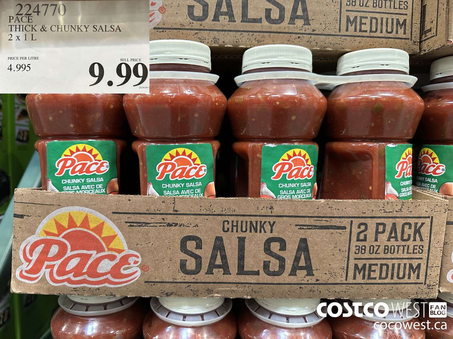 224770 PACE THICK & CHUNKY SALSA 2 X 1L $9.99