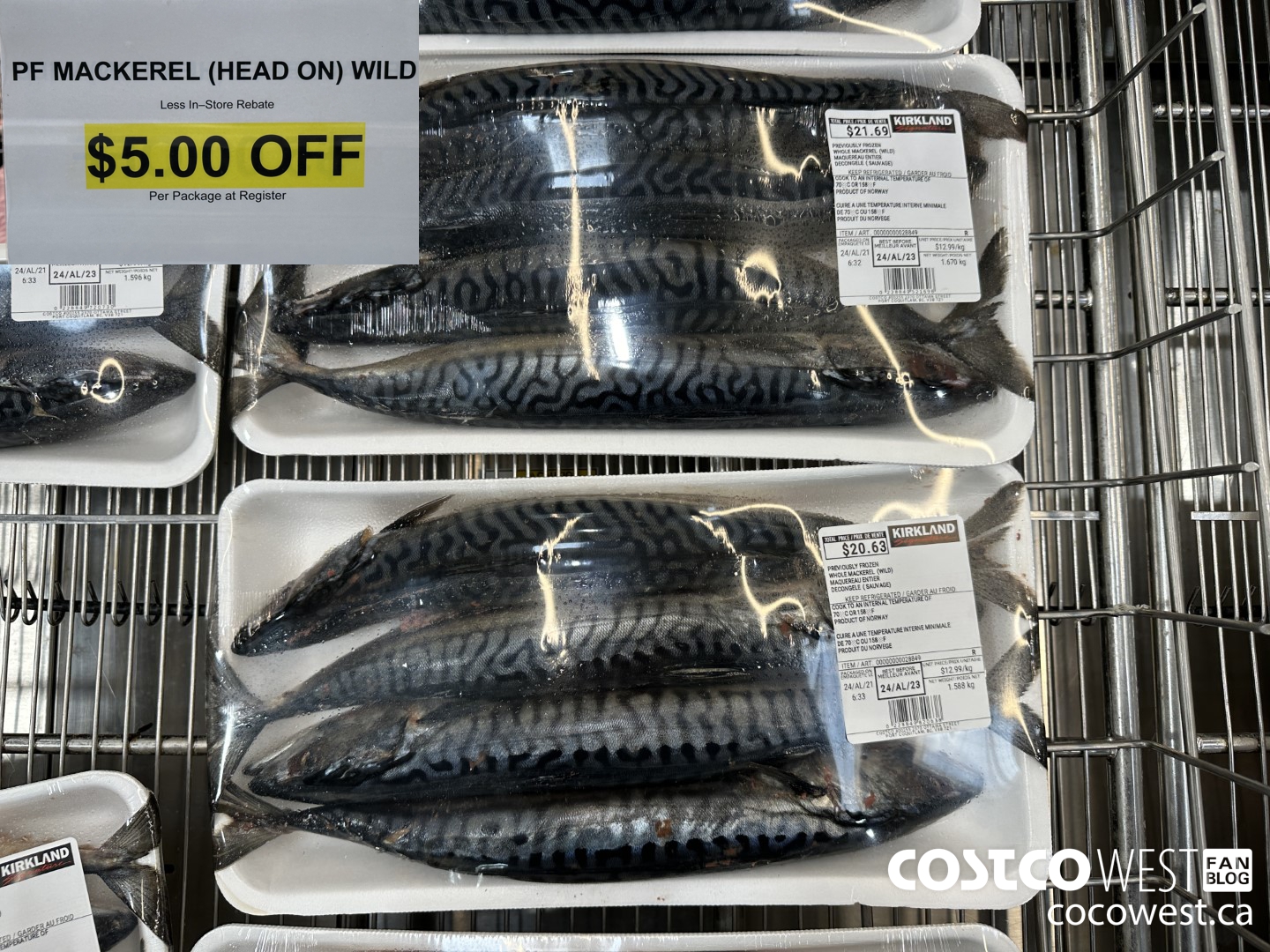 28849 PF MACKEREL (HEAD ON) WILD ($5.00 INSTANT SAVINGS)