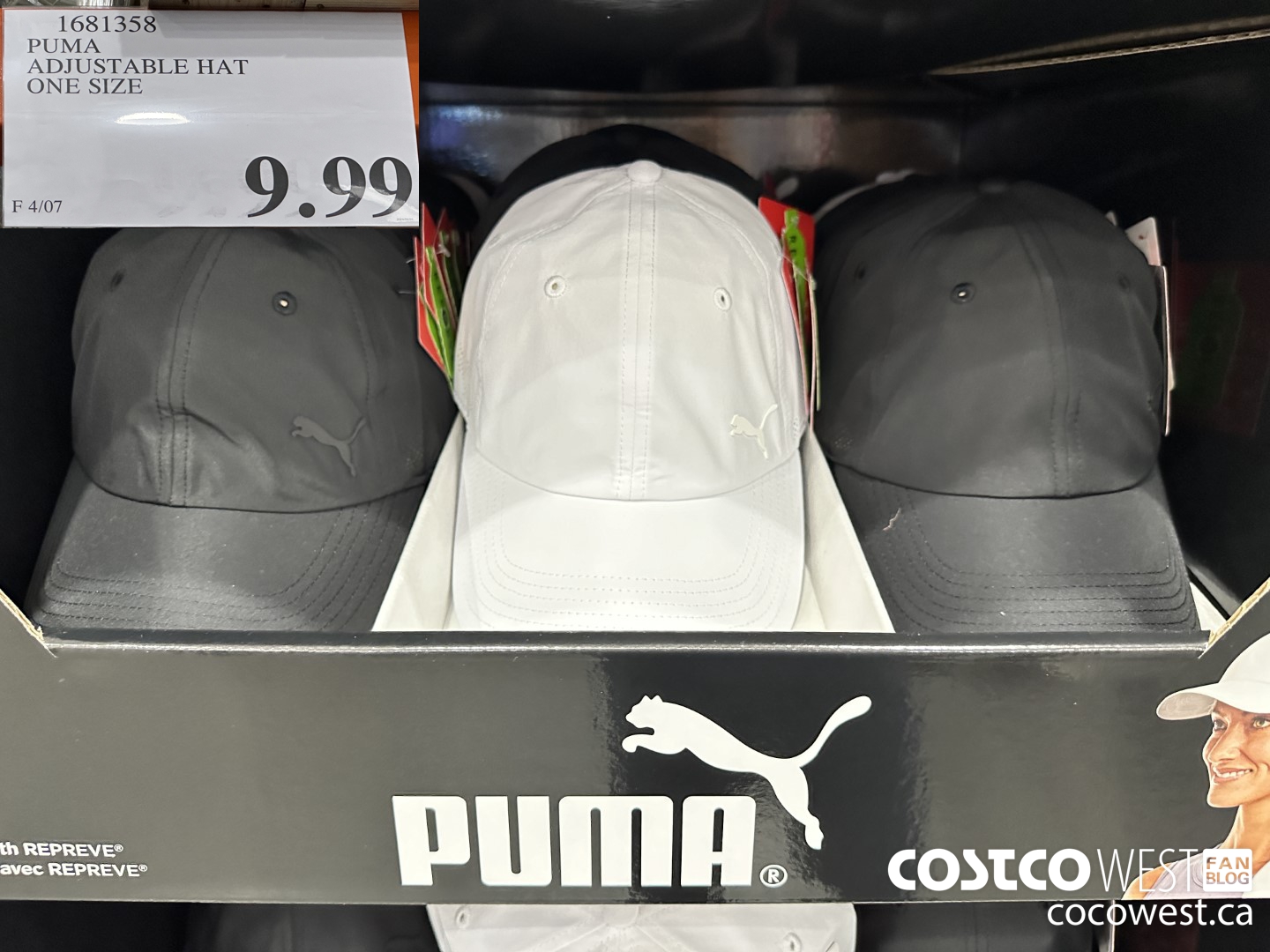 1681358 PUMA ADJUSTABLE HAT ONE SIZE $9.99