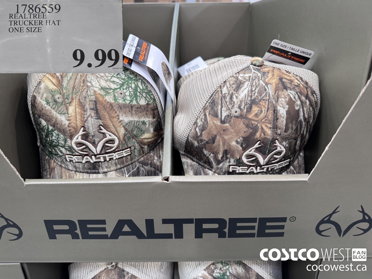 1786559 REALTREE TRUCKER HAT ONE SIZE $9.99