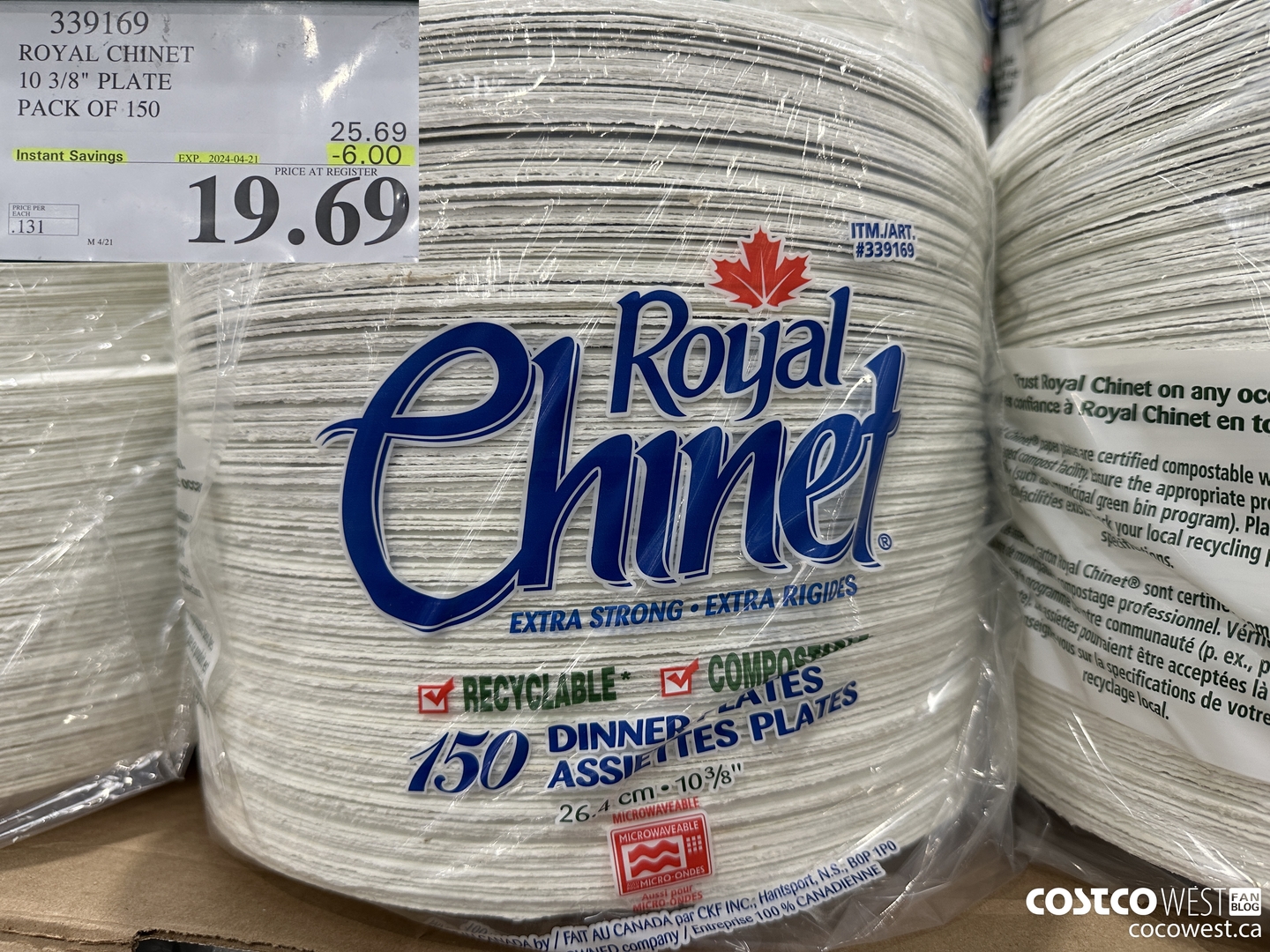 339169 ROYAL CHINET 10 3/8