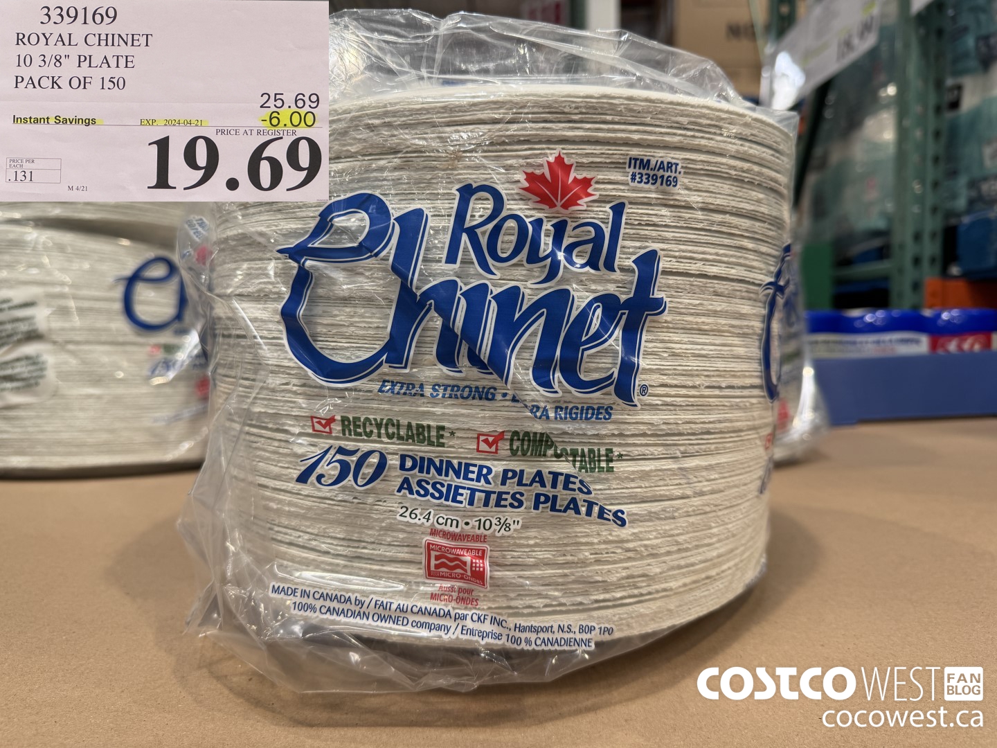 339169 ROYAL CHINET 10 3/8