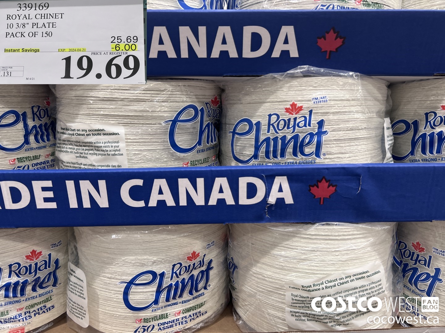 339169 ROYAL CHINET 10 3/8