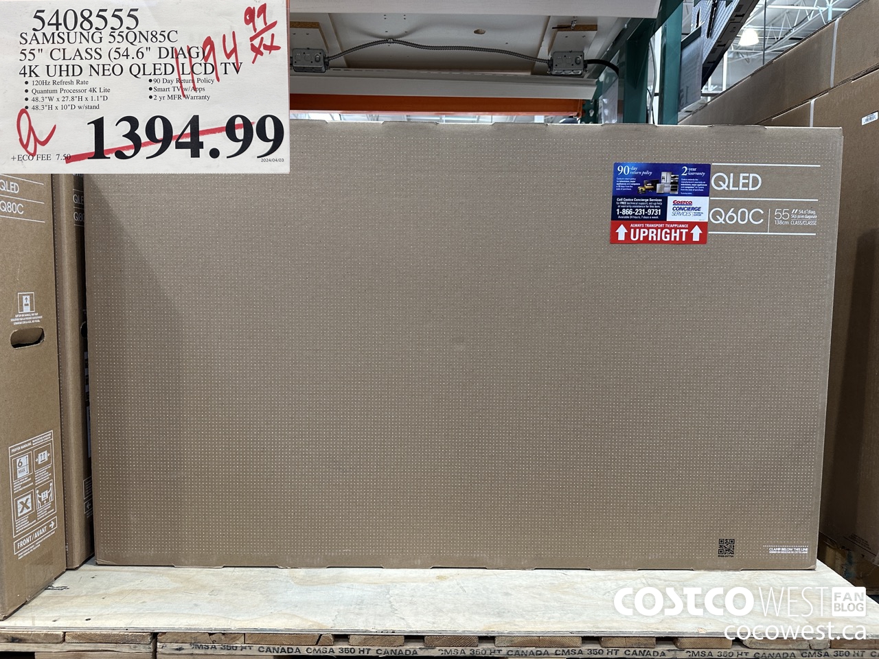 5408555 SAMSUNG 55Q85C 55