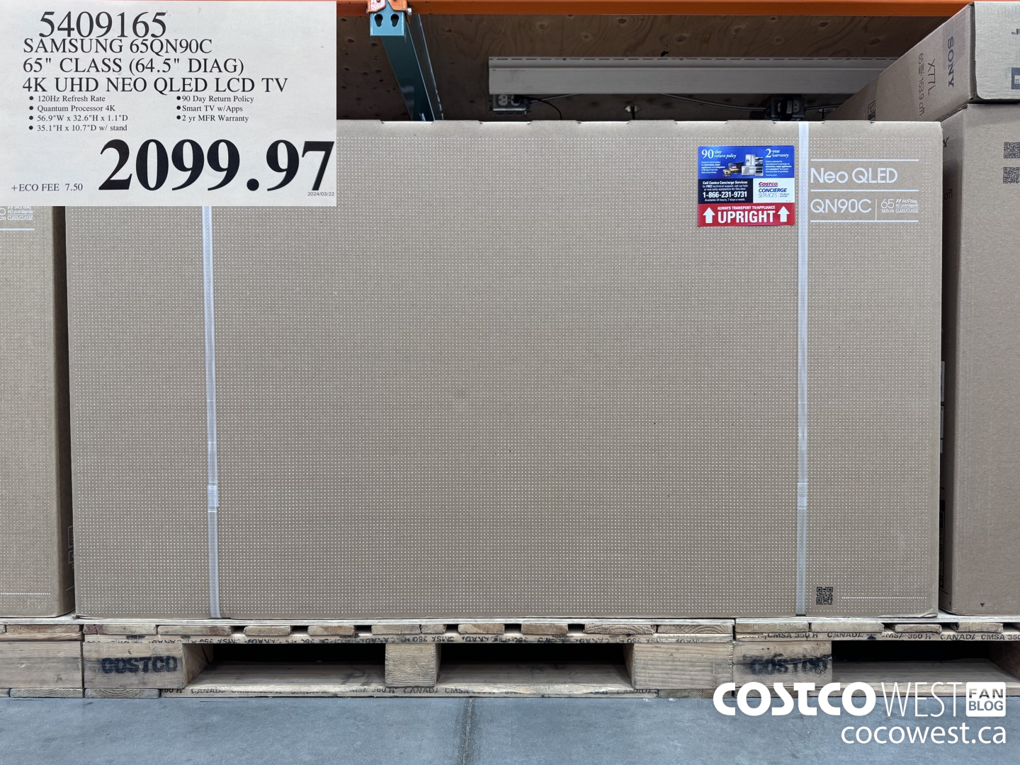 5409165 SAMSUNG 65QN90C 65