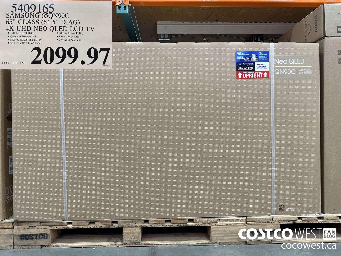 5409165 SAMSUNG 65QN90C 65