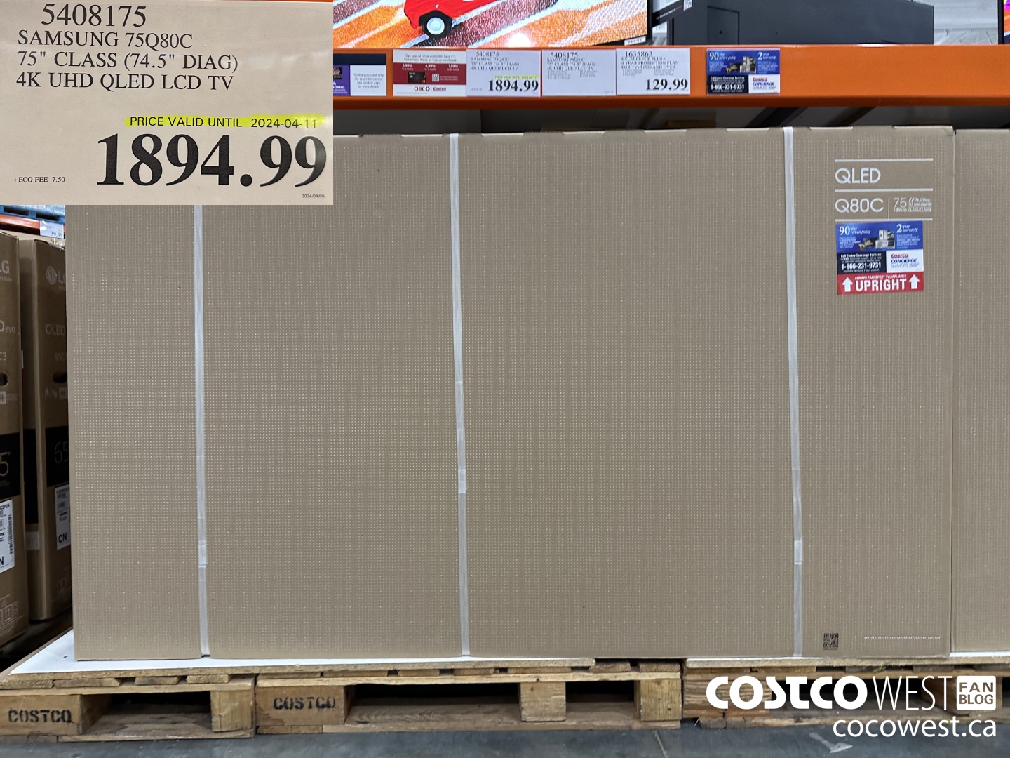 5408175 SAMSUNG 75Q80C 75