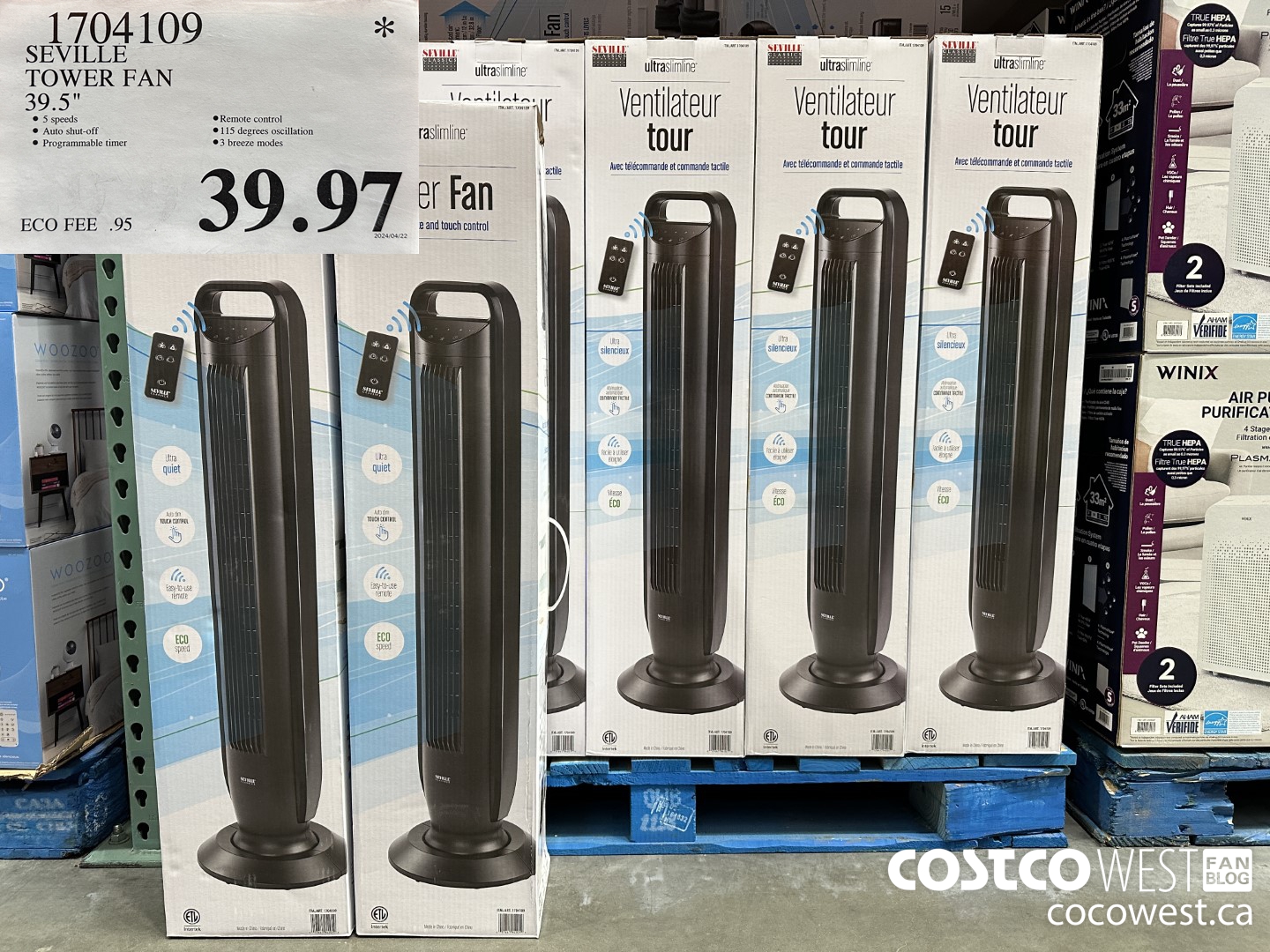 1704109 SEVILLE TOWER FAN 39.5