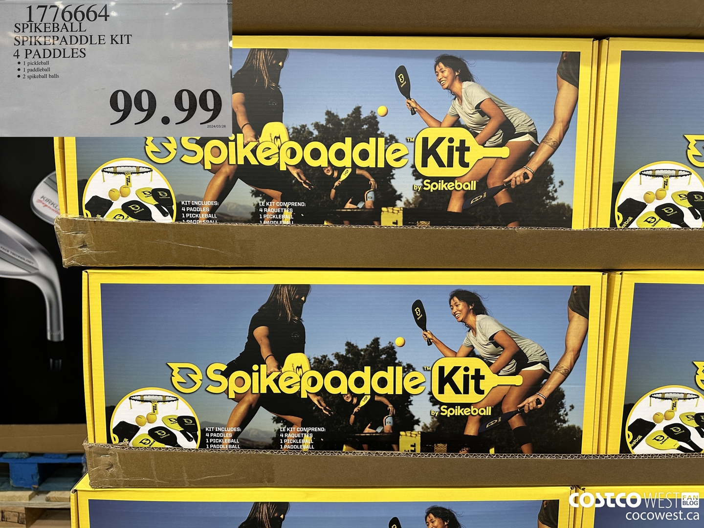 1776664 SPIKEBALL SPIKEPADDLE KIT 4 PADDLES $99.99