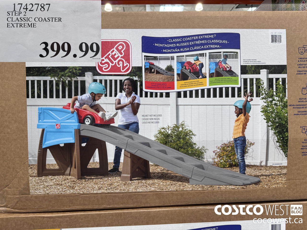 1742787 STEP 2 CLASSIC COASTER EXTREME  $399.99