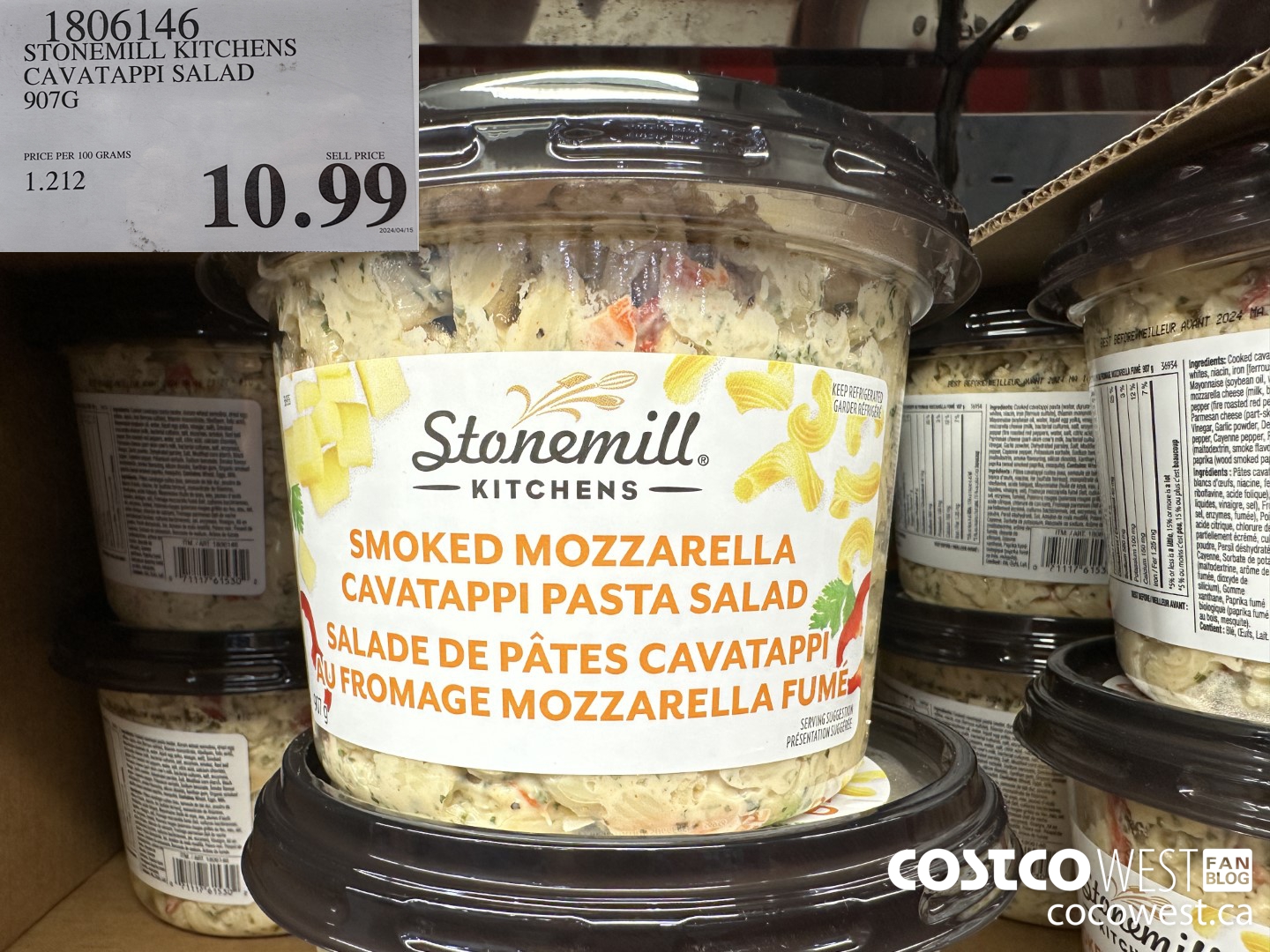 1806146 STONEMILL KITCHENS CAVATAPPI SALAD 907G $10.99