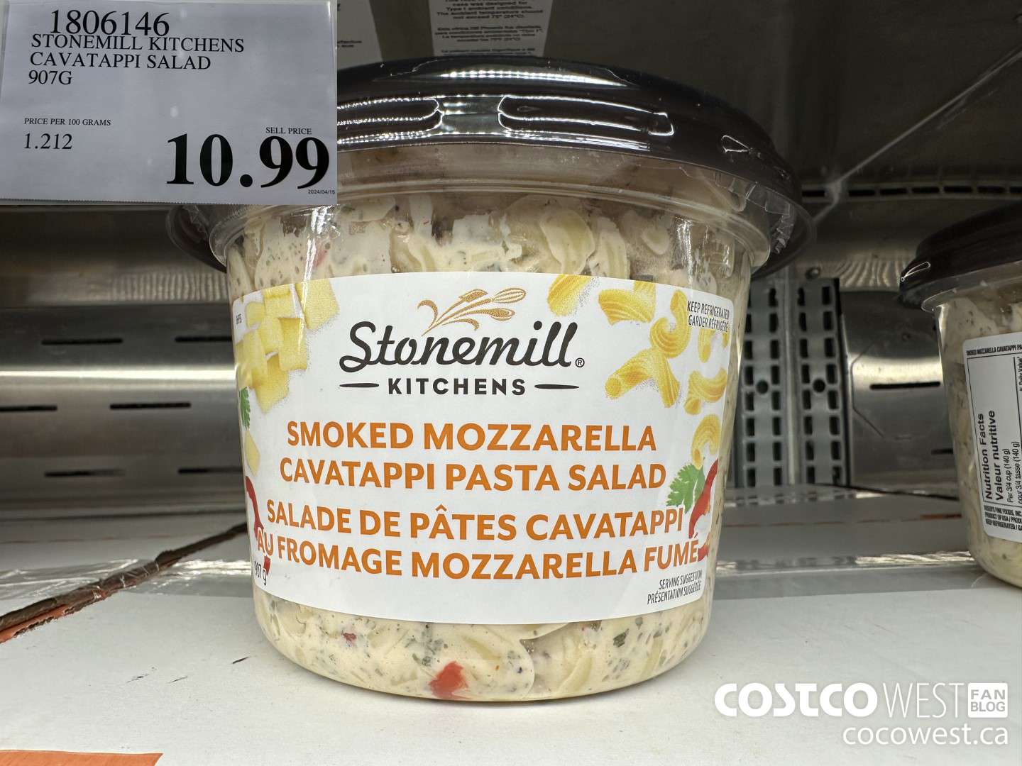 1806146 STONEMILL KITCHENS CAVATAPPI SALAD 907G $10.99